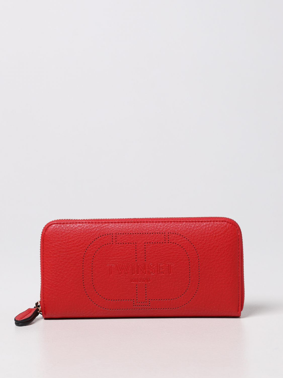 Wallet Twinset: Twinset continental wallet with logo red 1