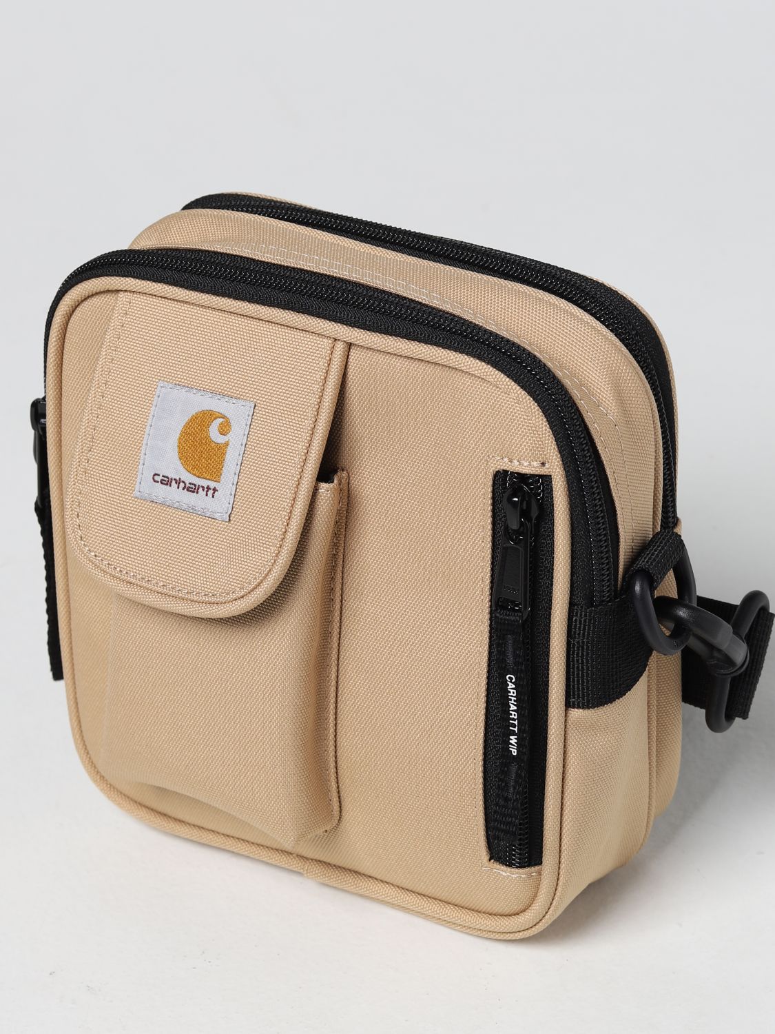 CARHARTT WIP: Carhartt crossbody bag with logo - Brown  Carhartt Wip shoulder  bag I006285 online at