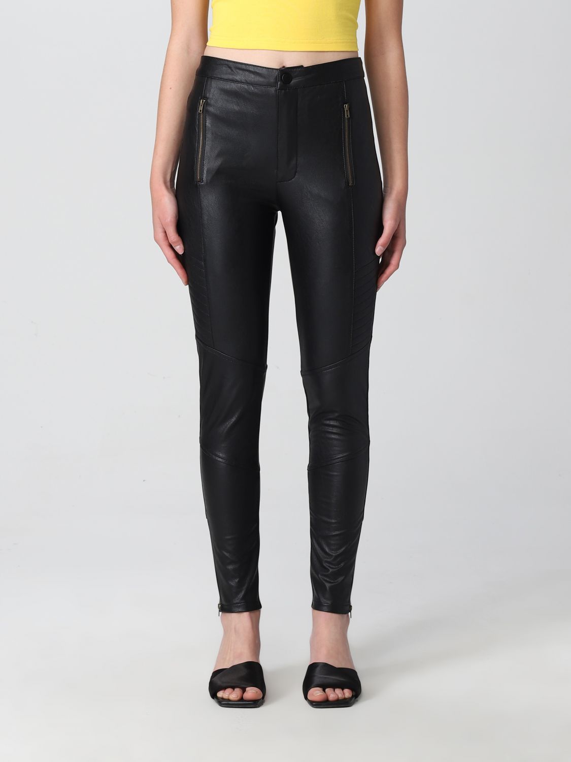 Synthetic Leather Pants | ModeSens