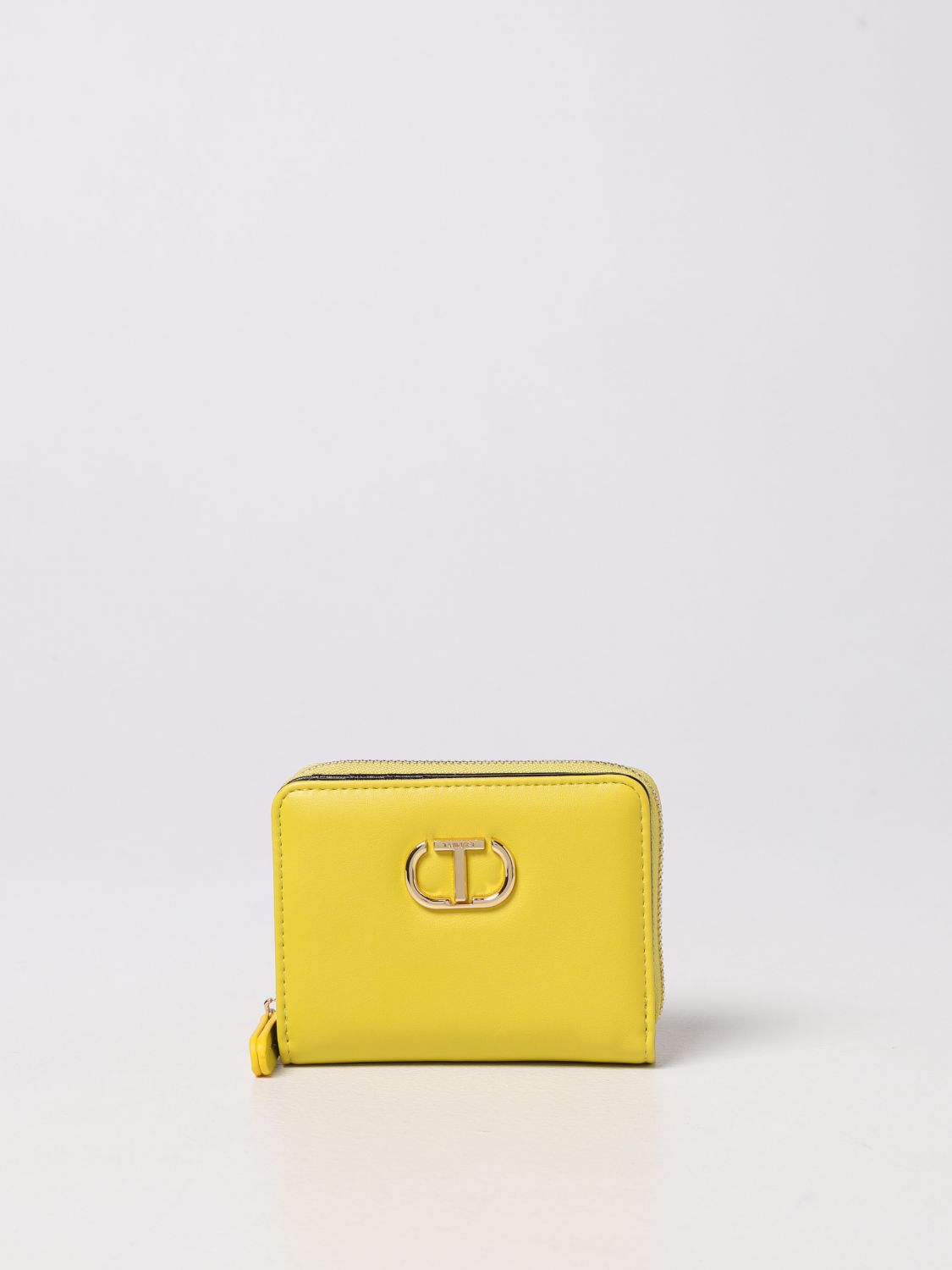 Twinset Wallet In Synthetic Leather In Yellow | ModeSens