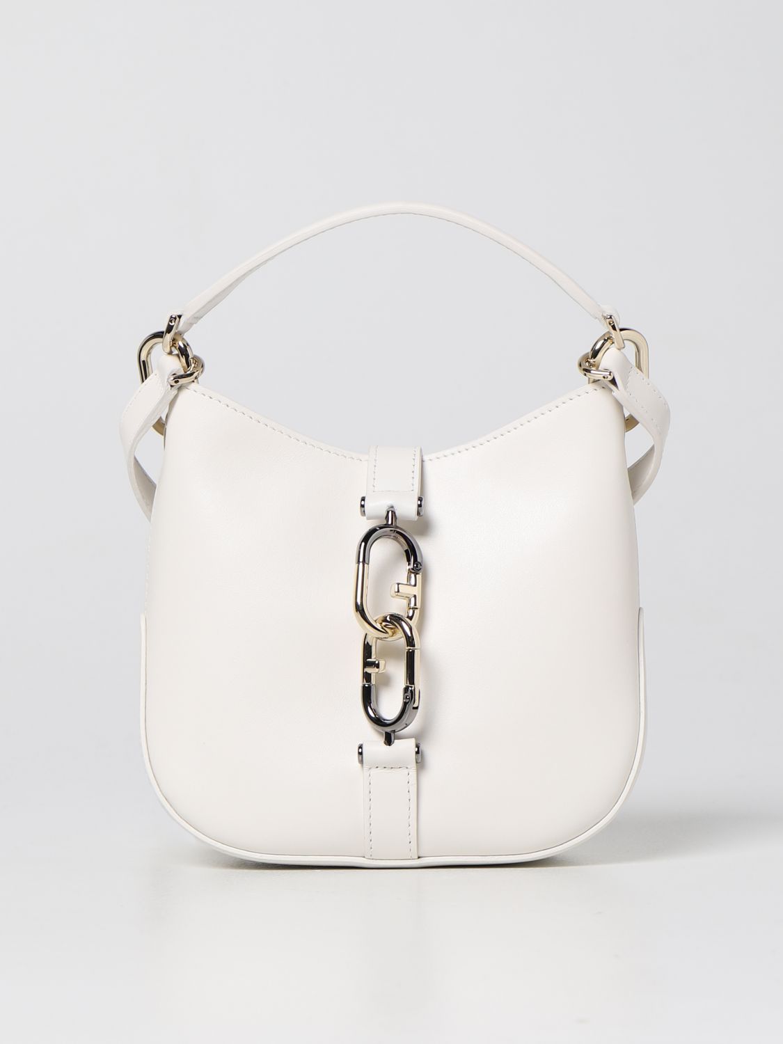 Furla Sirena Bag In Smooth Leather In White | ModeSens