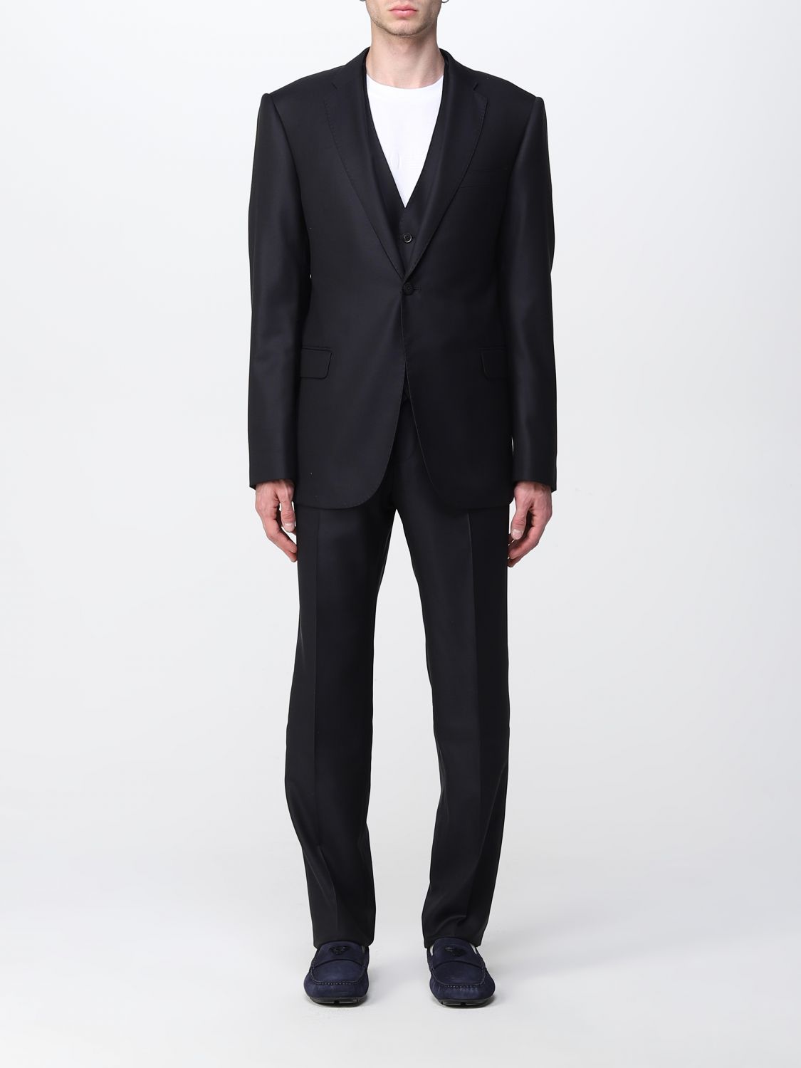 EMPORIO ARMANI: suit for man - Blue | Emporio Armani suit I1YMYBI1571 ...