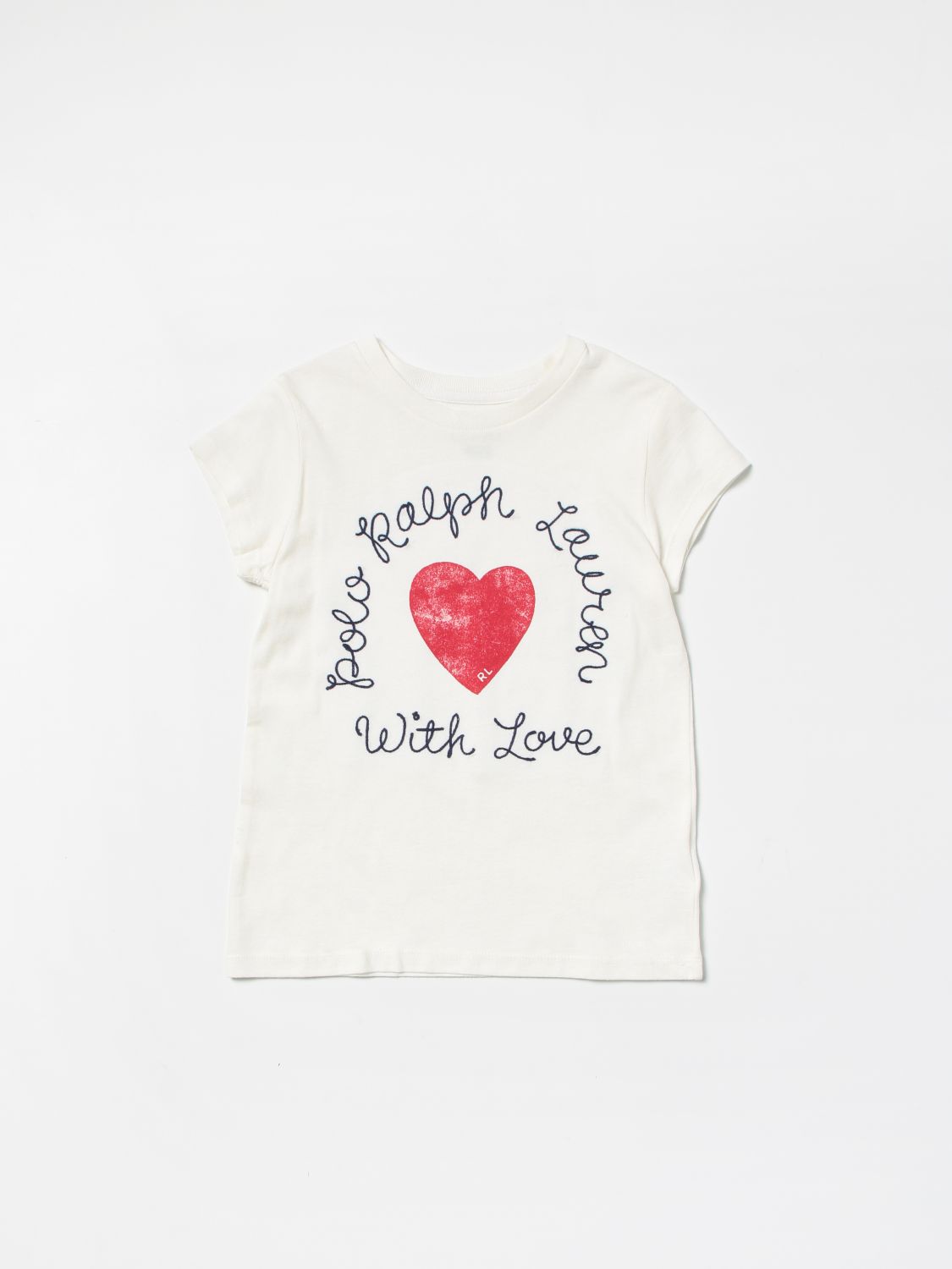 T-shirt Polo Ralph Lauren: Polo Ralph Lauren T-shirt with heart white 1