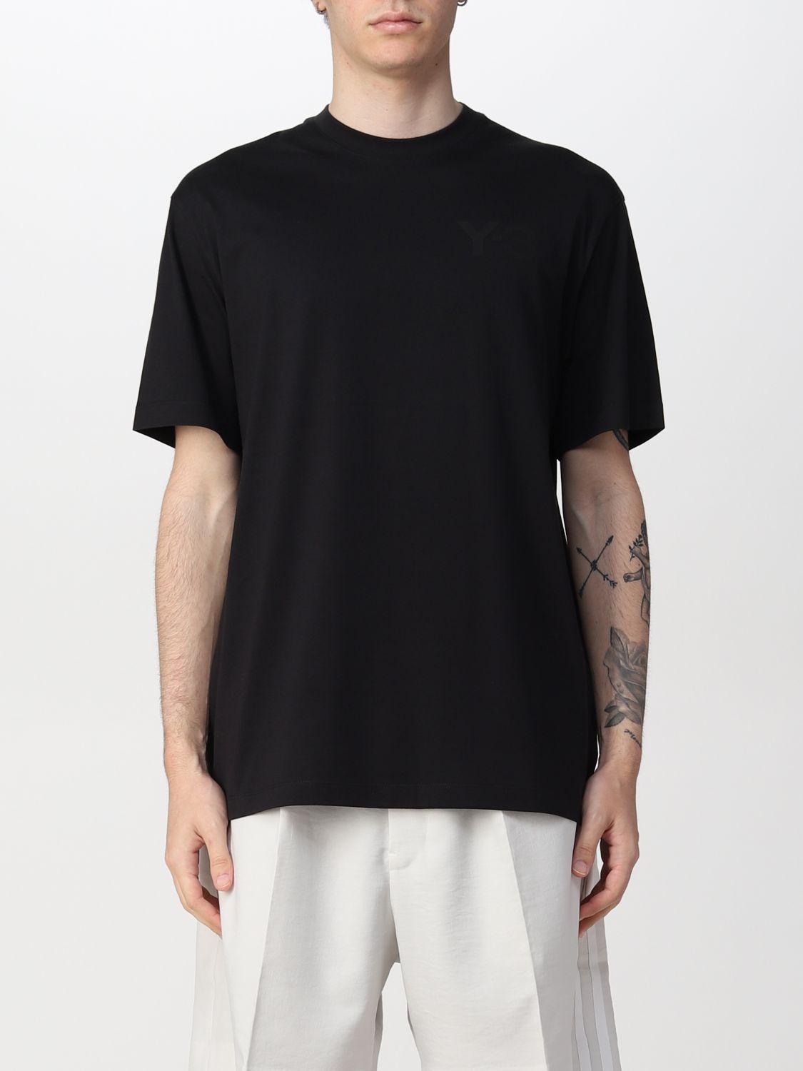 Y-3: T-shirt men - Black | Y-3 t-shirt FN3358 online on GIGLIO.COM