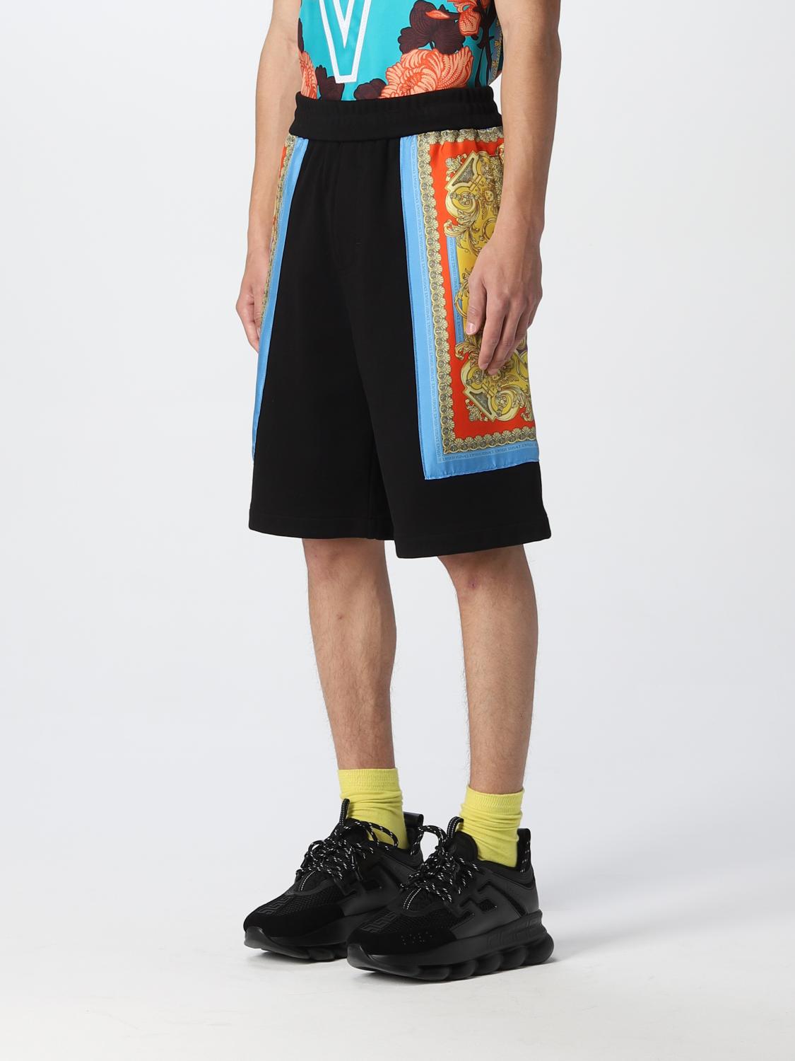 VERSACE pants for man Black Versace pants 10053011A03635 online on
