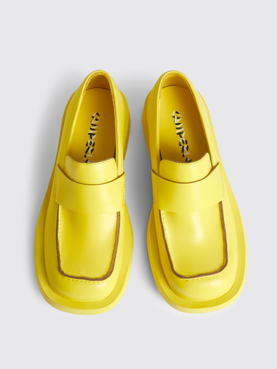 Мокасины Camperlab: Обувь Женское Camperlab желтый 3