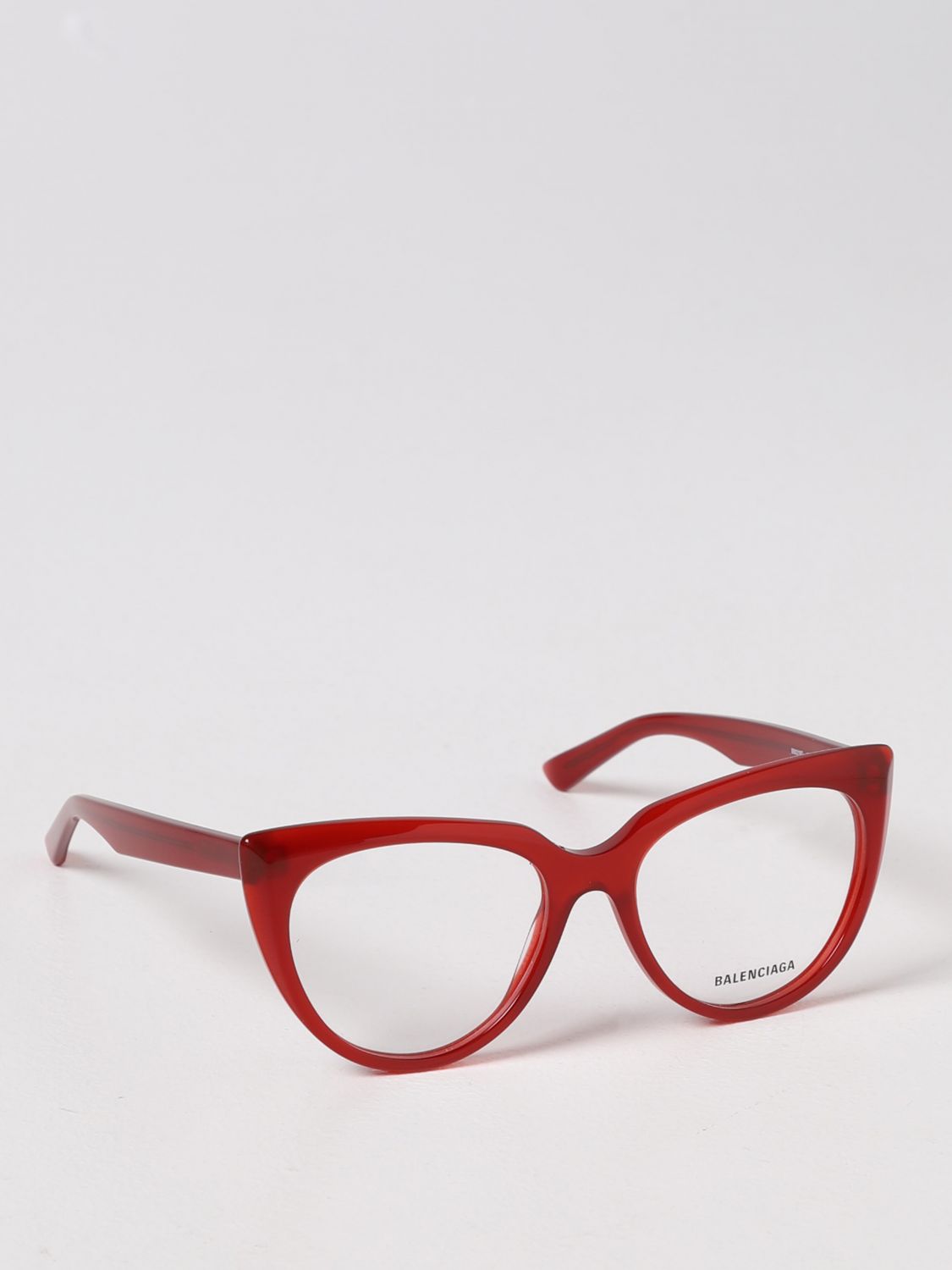 balenciaga red glasses