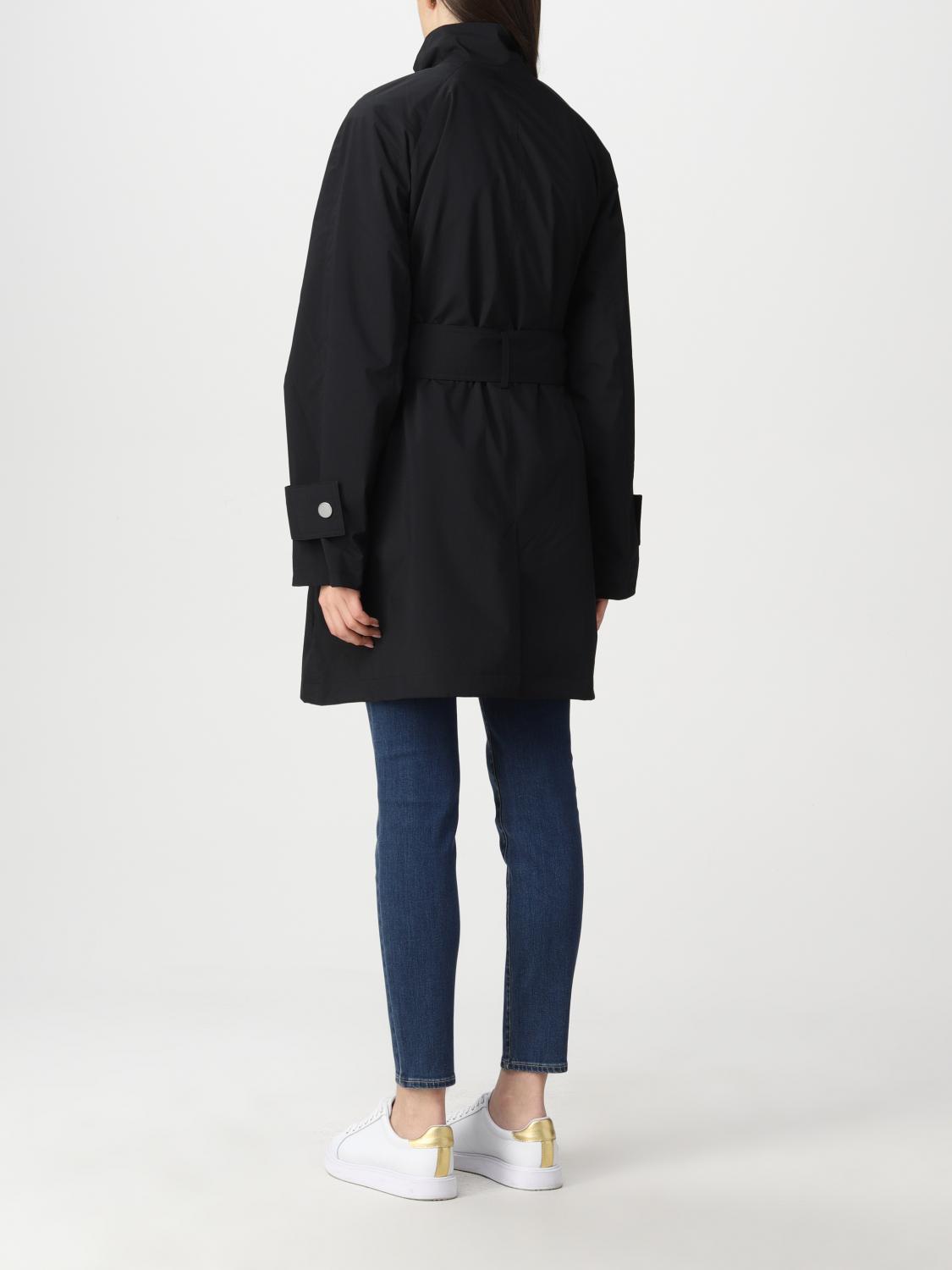 ARMANI EXCHANGE: Cappotto donna - Nero | Giacca Armani Exchange 3LYK20YN2DZ  GIGLIO.COM