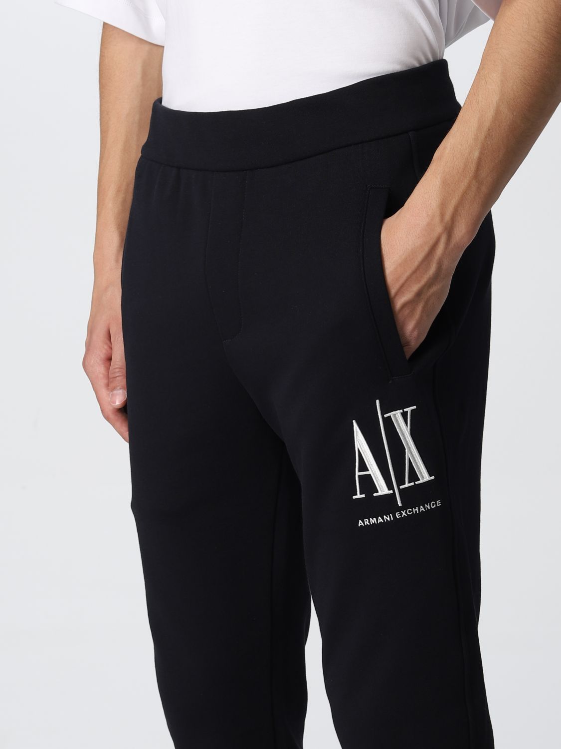 ARMANI EXCHANGE: pants for man - Navy | Armani Exchange pants 8NZPPAZJ1ZZ  online on 