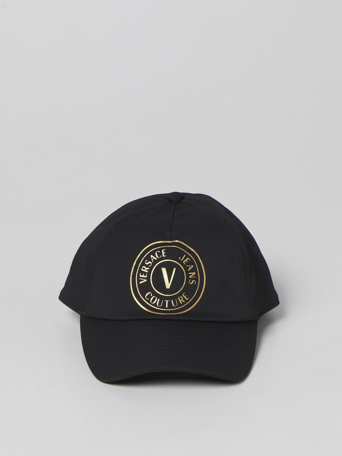 VERSACE JEANS COUTURE: Hat men - Black 