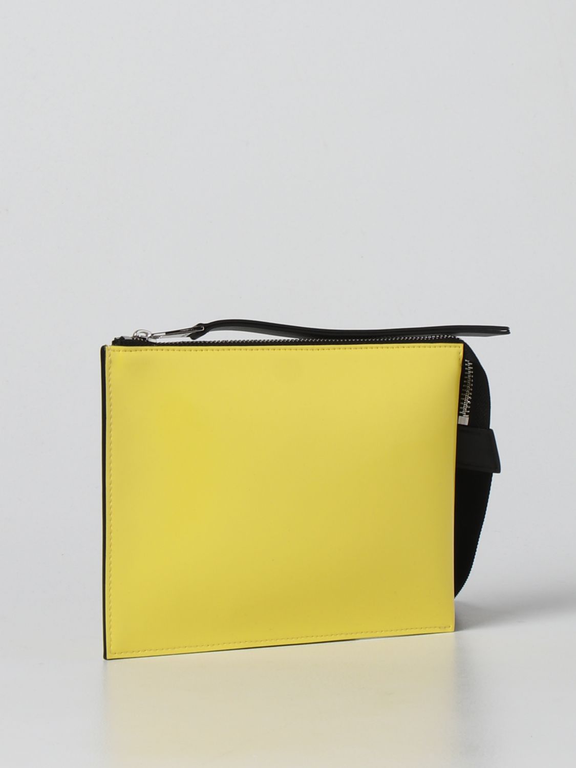 Clutch N° 21: Clutch bag N ° 21 with maxi logo yellow 2