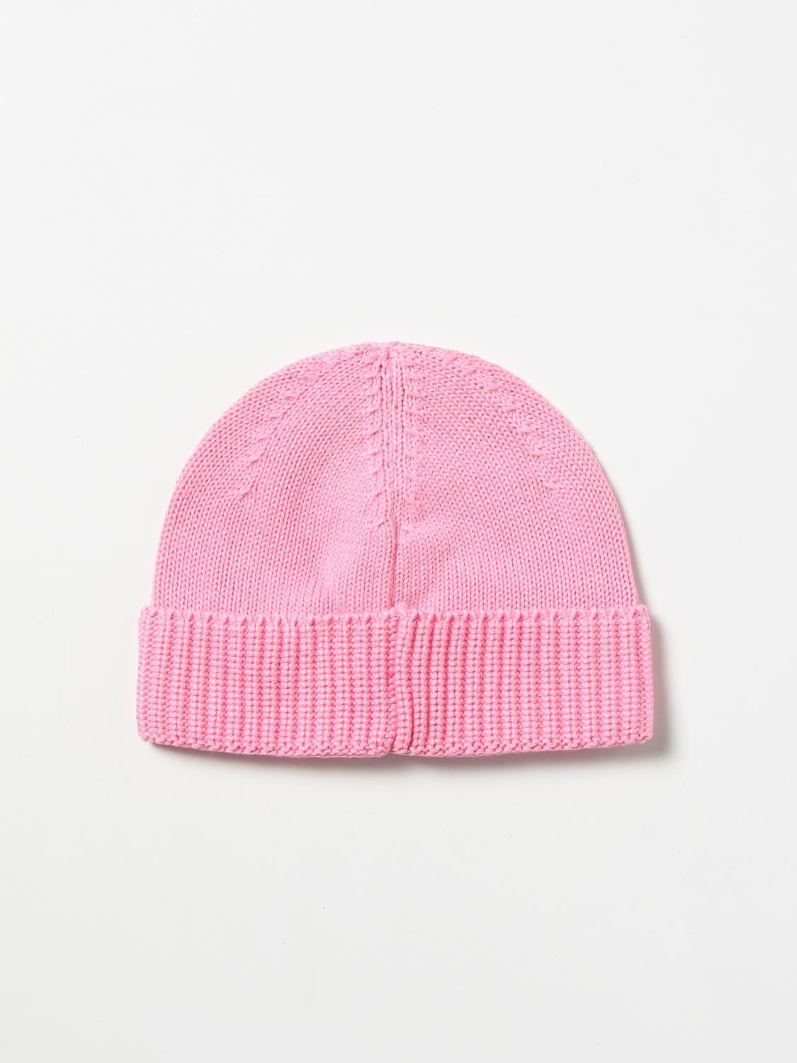 stone island pink beanie