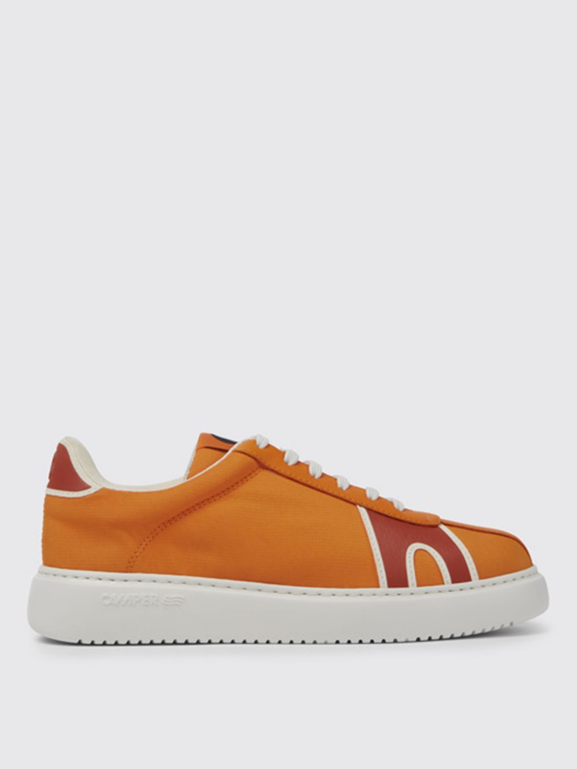 Camper Runner K21  Trainers In Calfskin And Recycled Pet In Orange