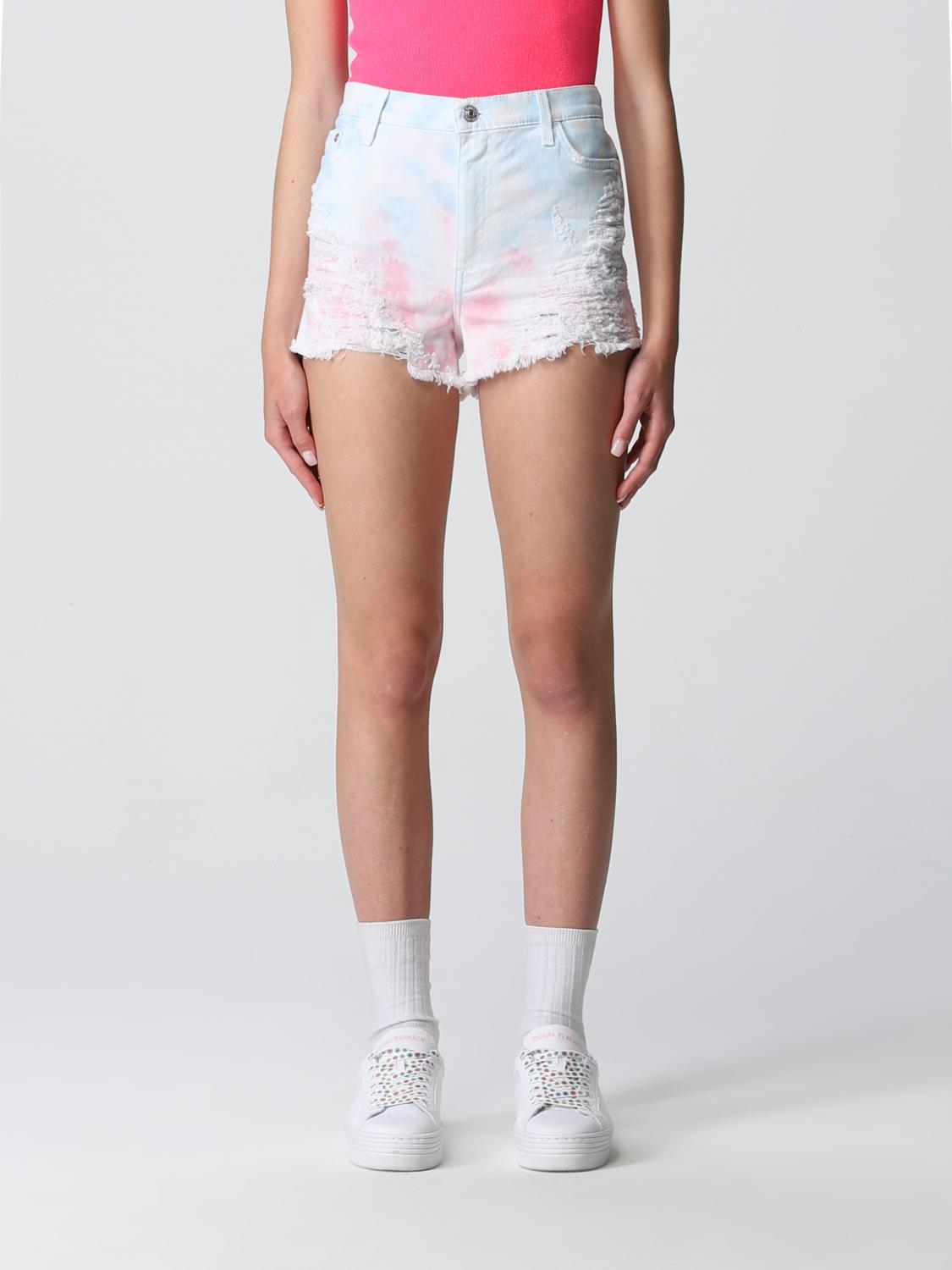 Chiara Ferragni Short Woman Color White In White