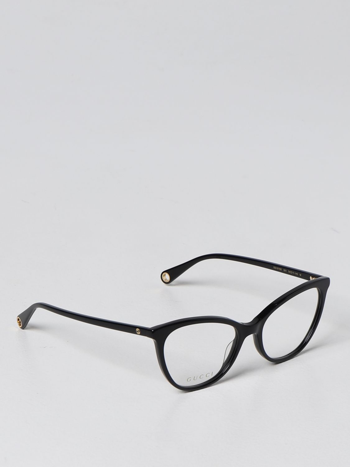 GUCCI: acetate eyeglasses - Black | Glasses Gucci GG1079O GIGLIO.COM