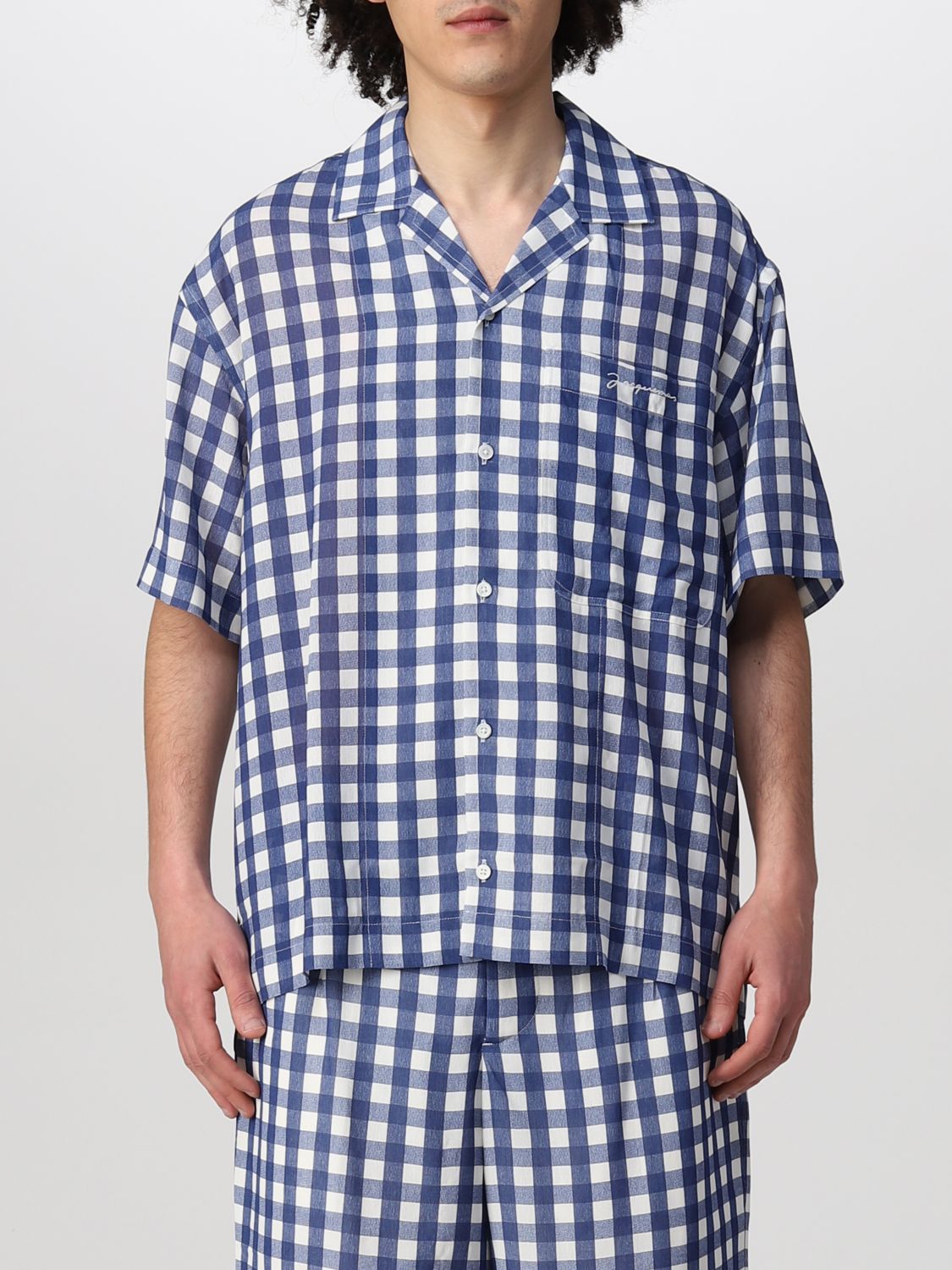 Рубашка Jacquemus: Рубашка Мужское Jacquemus темно-синий 1