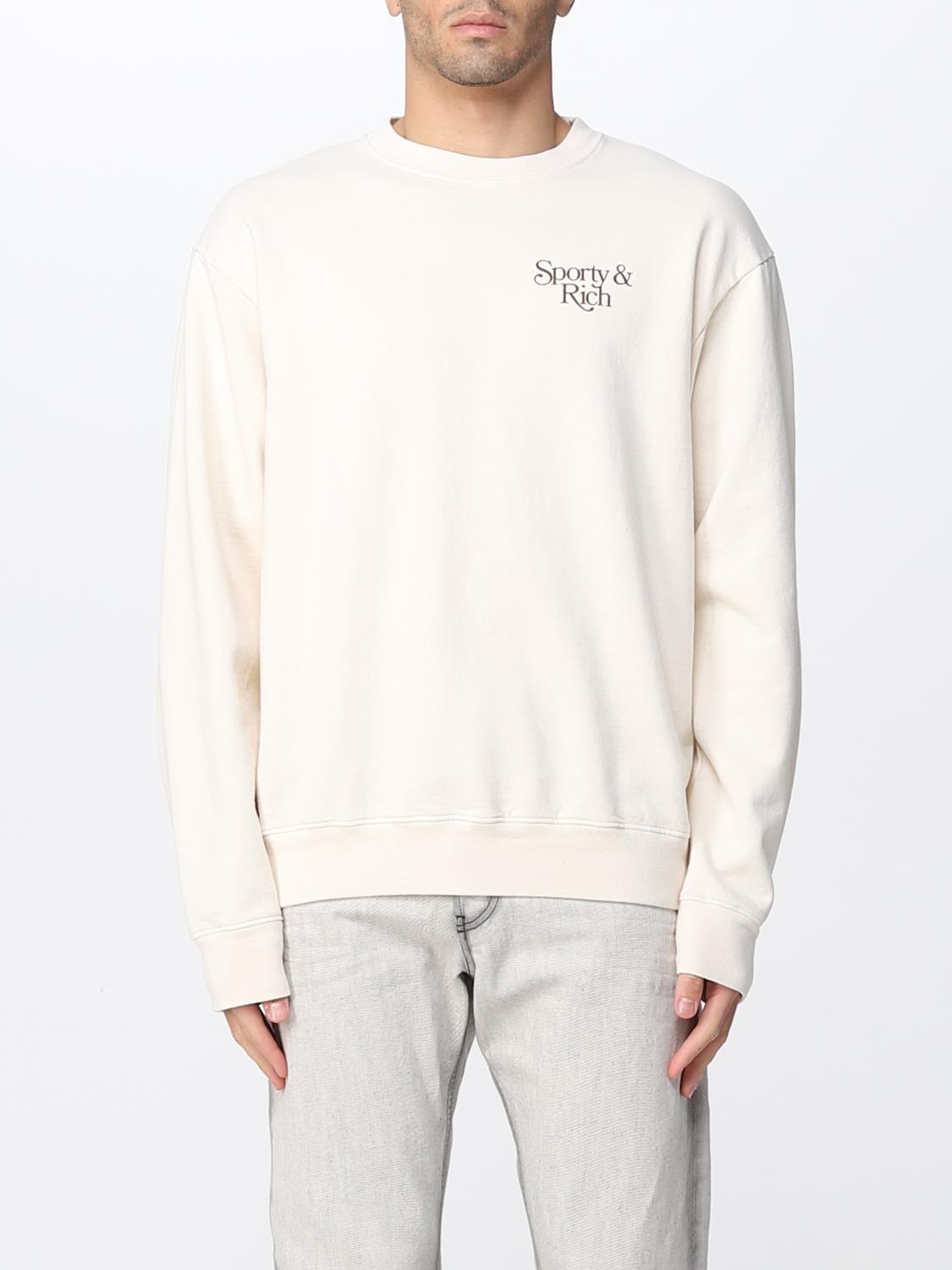 SPORTY \u0026 RICH: Sudadera mujer - Crema | Sudadera Sporty \u0026 Rich CR315  GIGLIO.COM