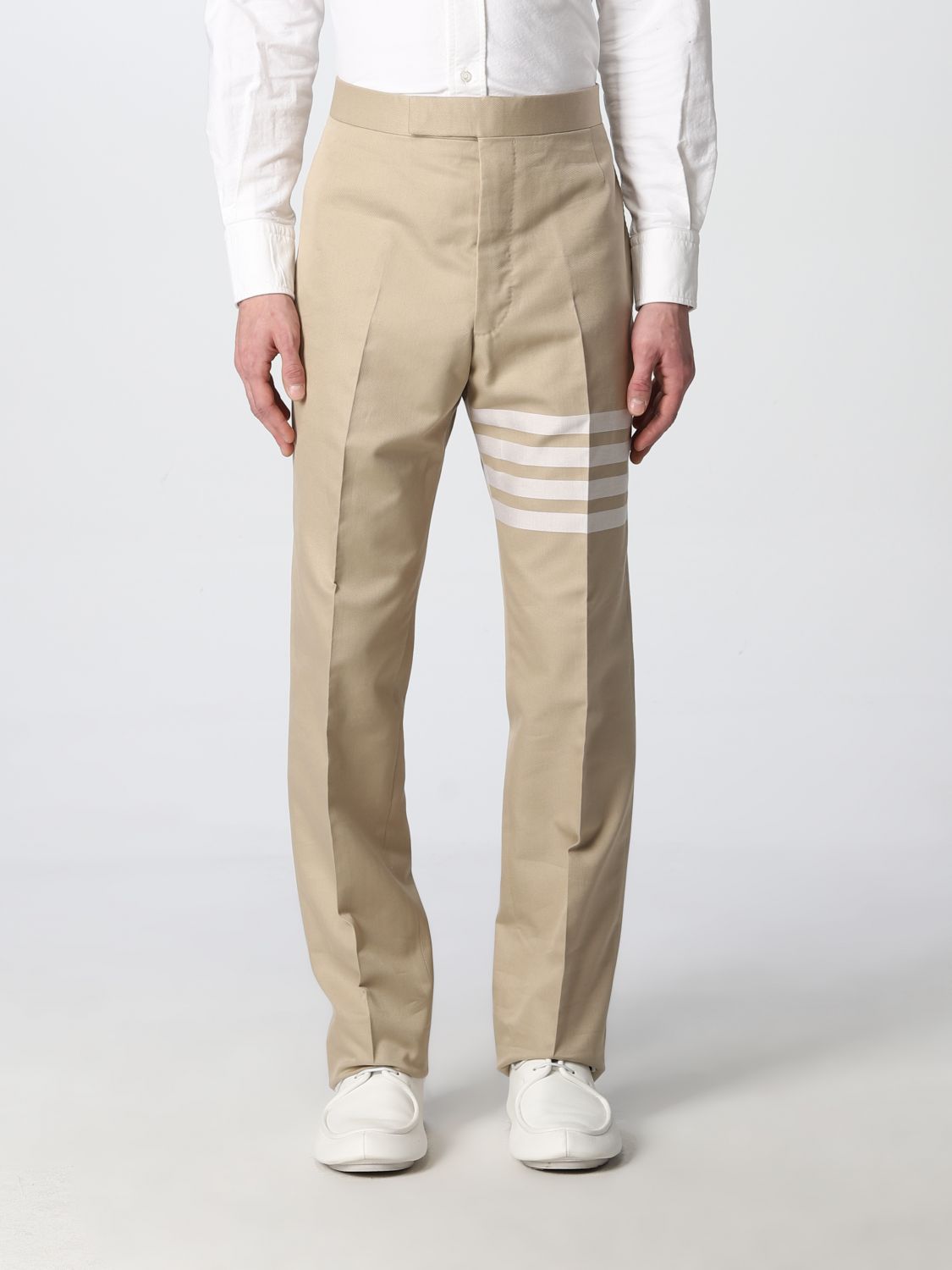 Mens 4bar Wool Trousers by Thom Browne  Coltorti Boutique