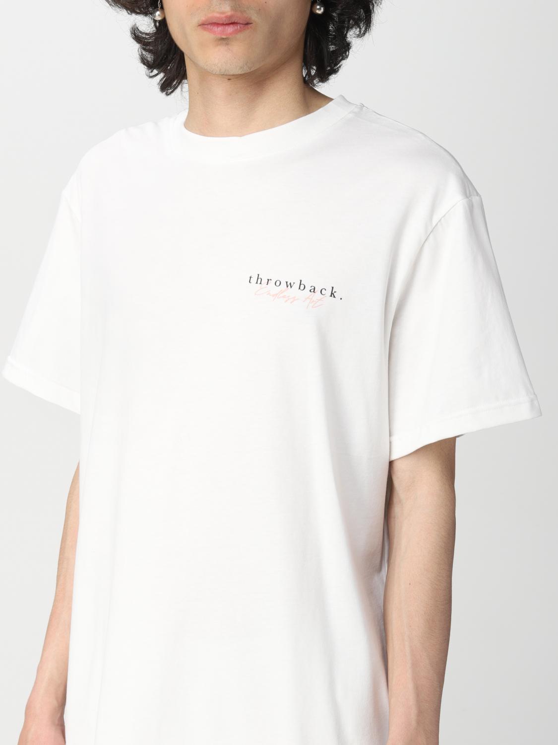 THROWBACK: t-shirt for man - White | Throwback t-shirt TBTBILL online 