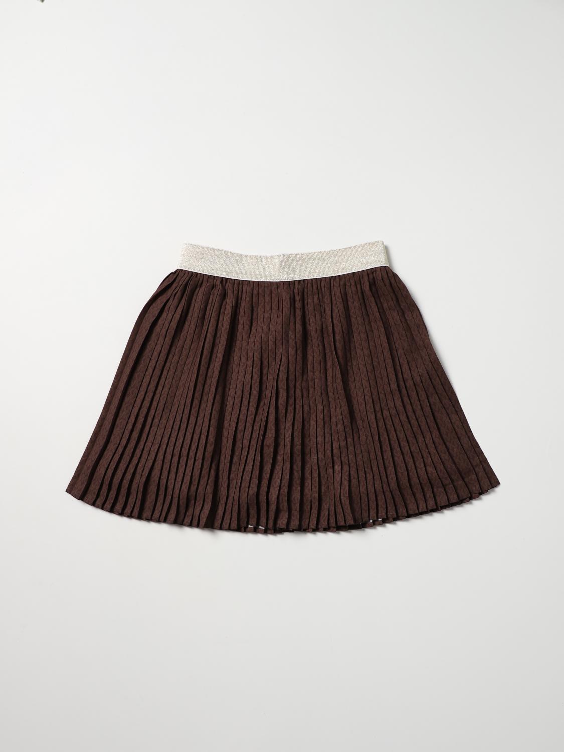 MICHAEL MICHAEL KORS: Gonna bambino - Marrone | Gonna Michael Michael Kors  R13101 GIGLIO.COM