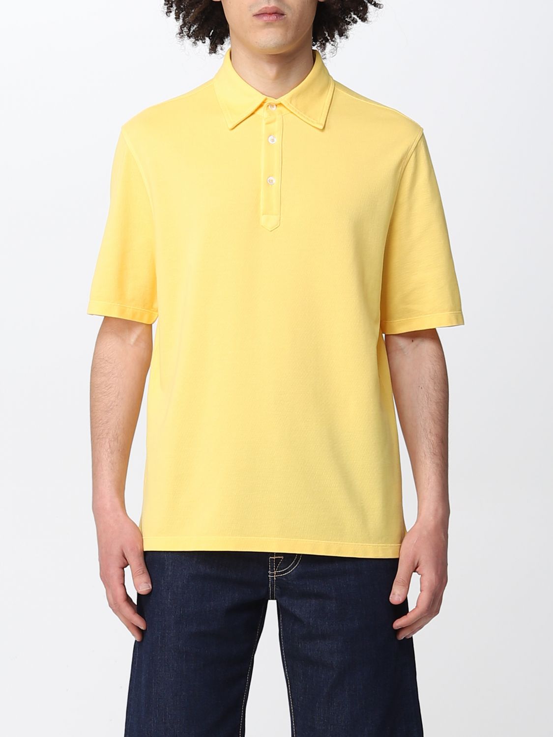 Polo shirt Malo: Malo polo shirt for men yellow 1