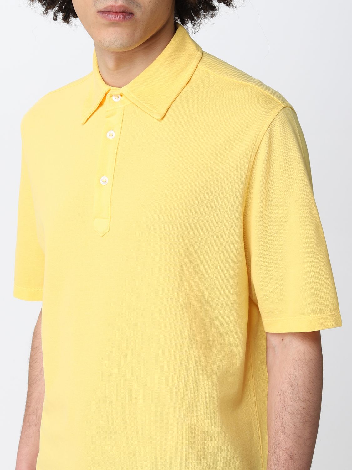 Polo shirt Malo: Malo polo shirt for man yellow 3
