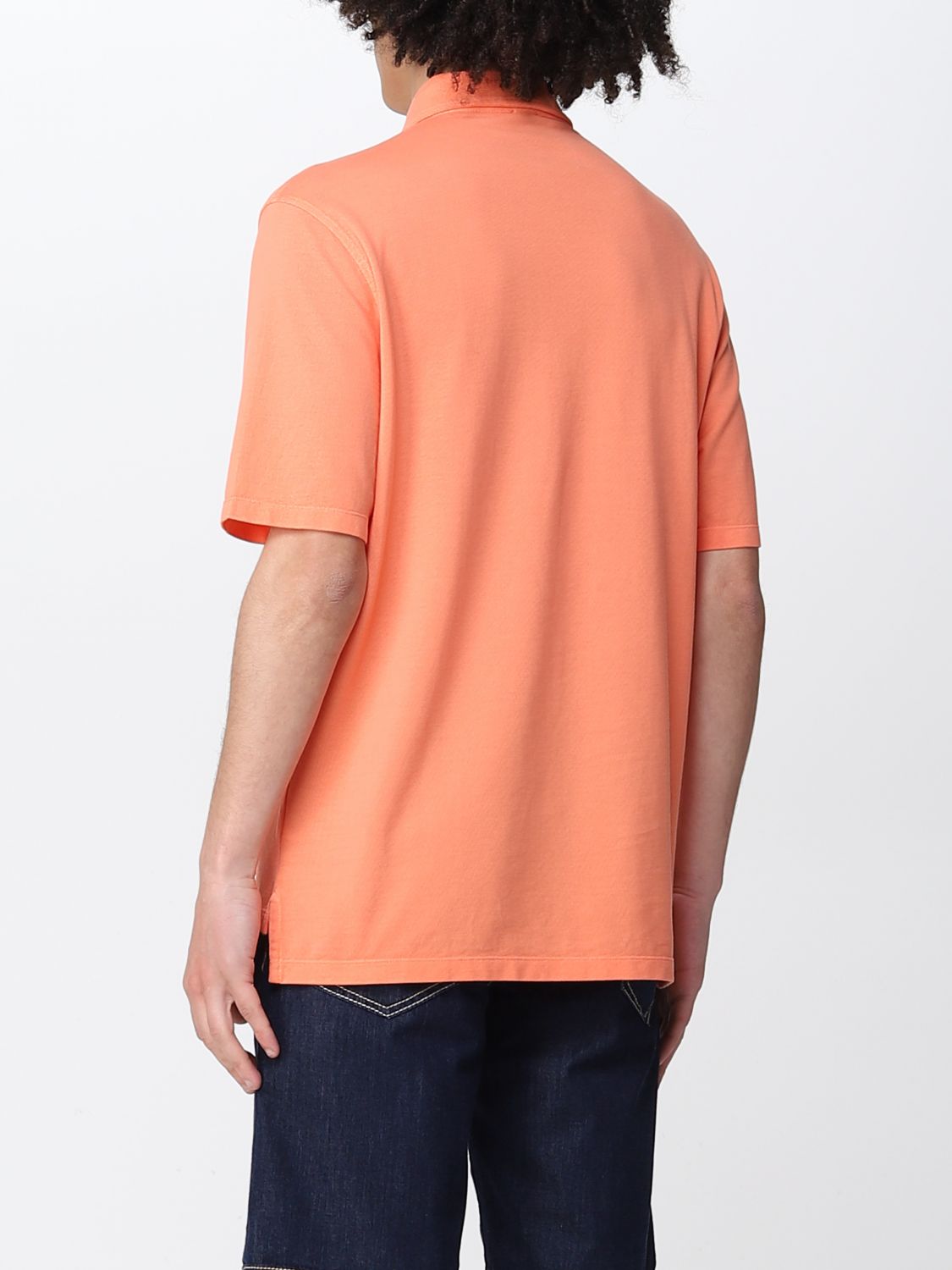 Polo shirt Malo: Malo polo shirt for men orange 2