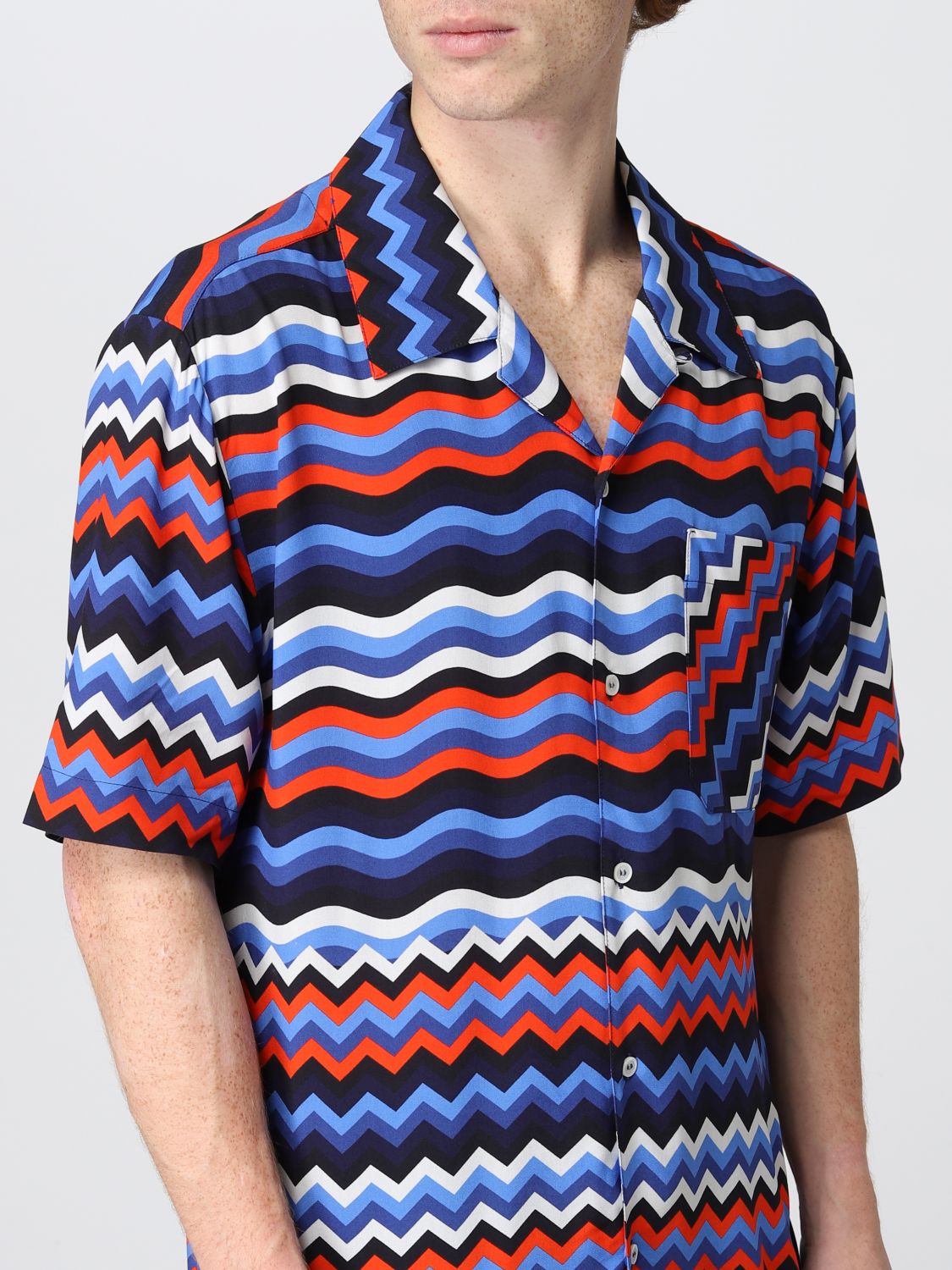 Shirt Missoni: Missoni zig zag shirt blue 4