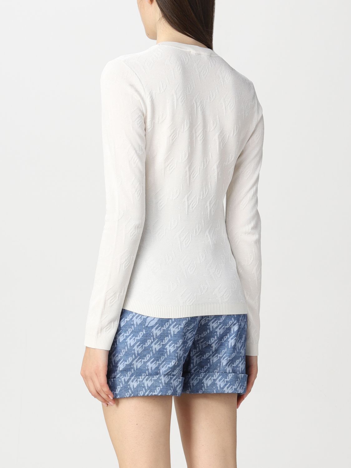Sweater Fendi: Sweater women Fendi white 3