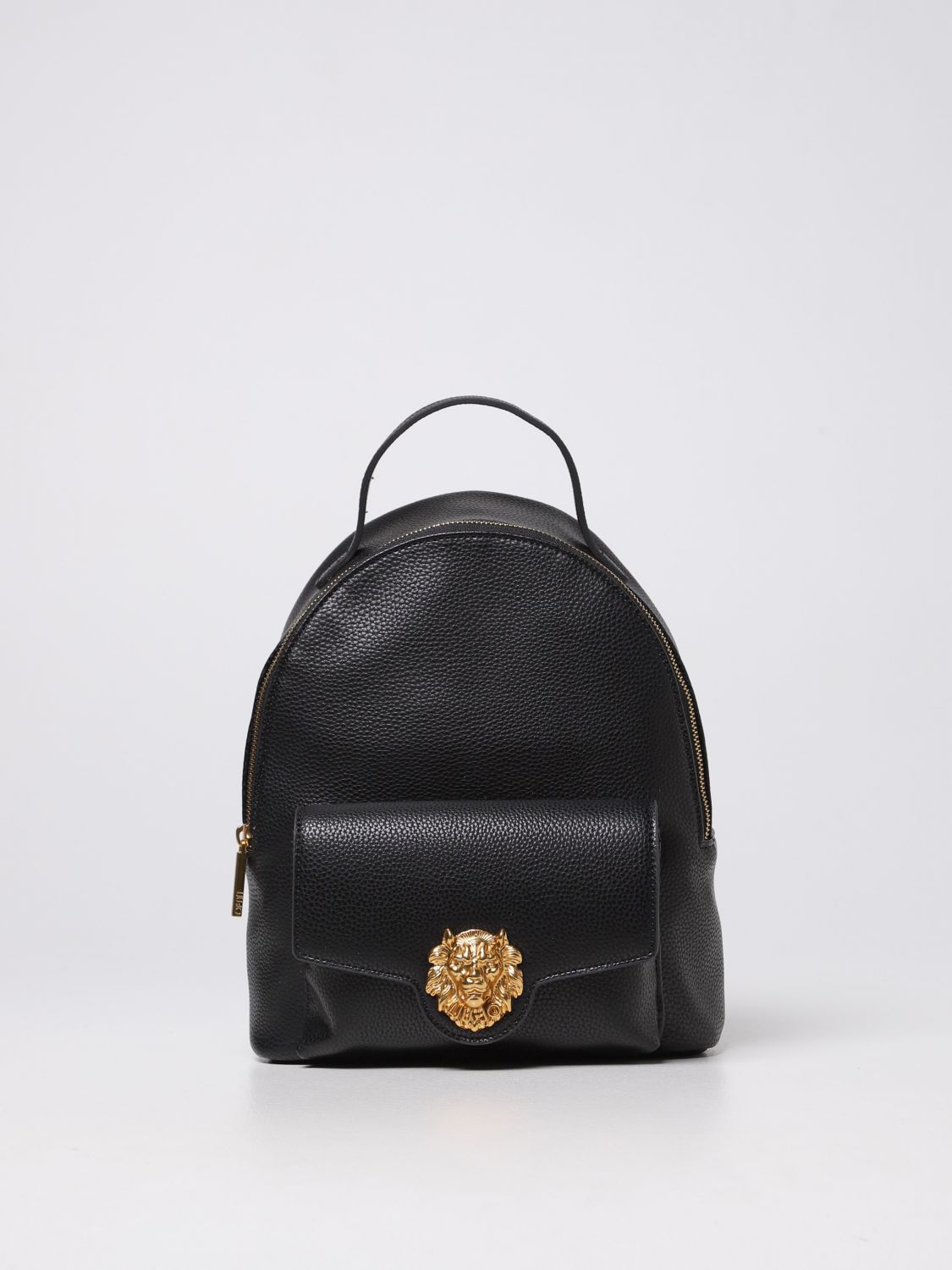 Liu •jo Backpack In Textured Synthetic Leather In Black
