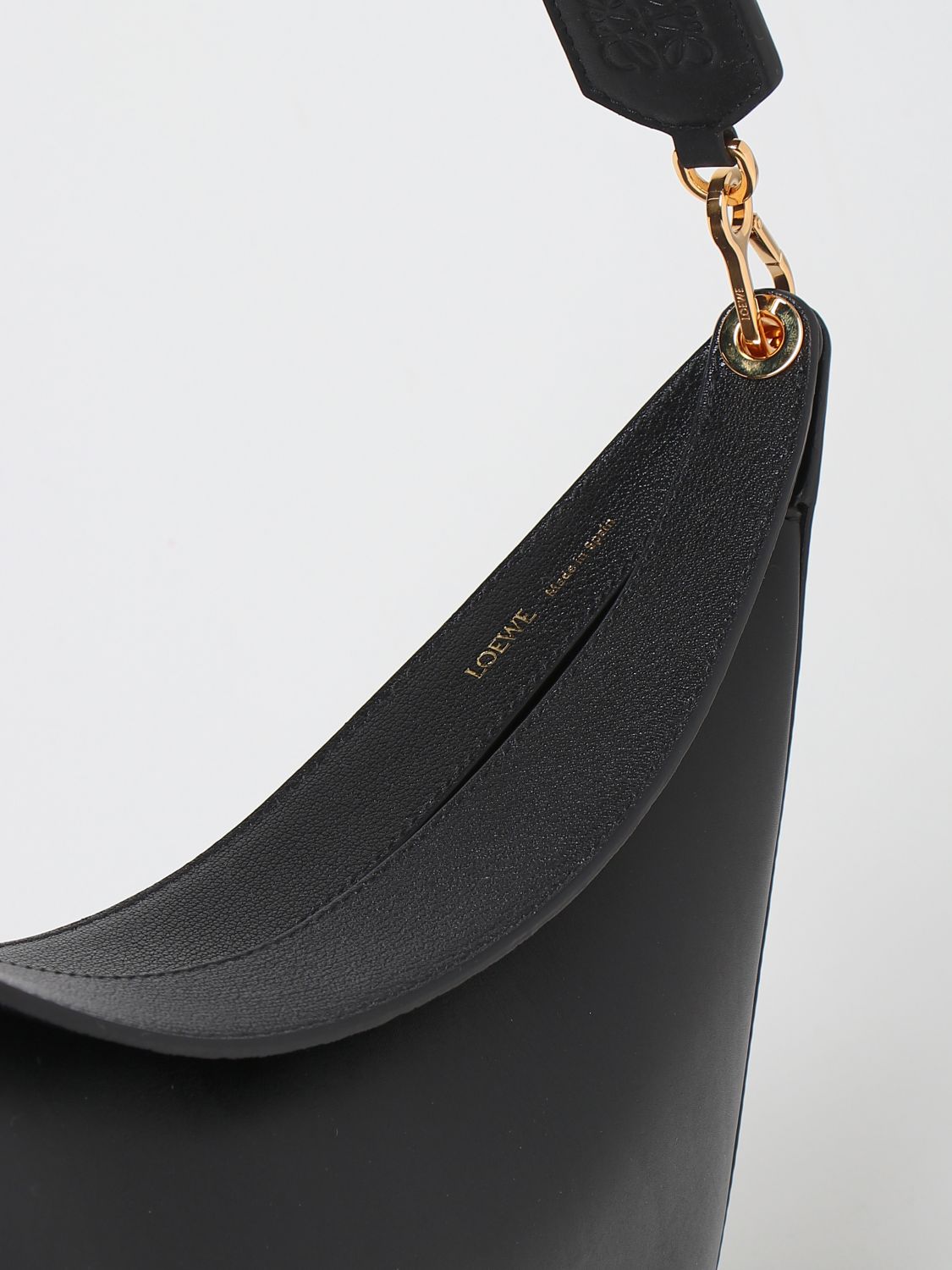 LOEWE: shoulder bag for woman - Black | Loewe shoulder bag A923PL9X07 ...