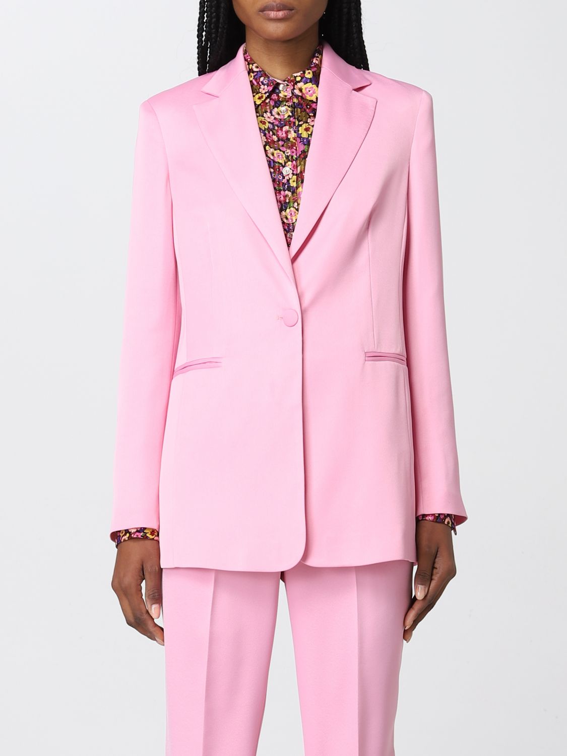 LIU JO: blazer for woman - Pink | Liu Jo blazer JA2029T3267 online on ...