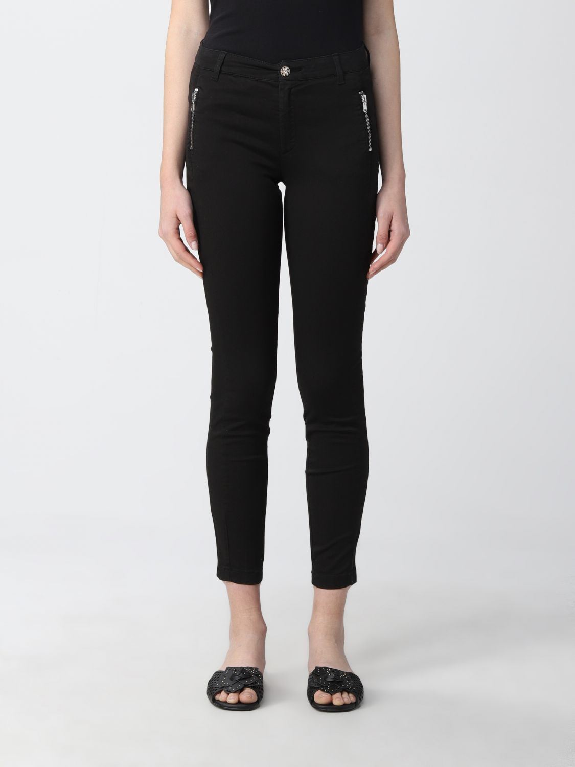 LIU JO: pants for woman - Black | Liu Jo pants WA2230T9257 online on ...