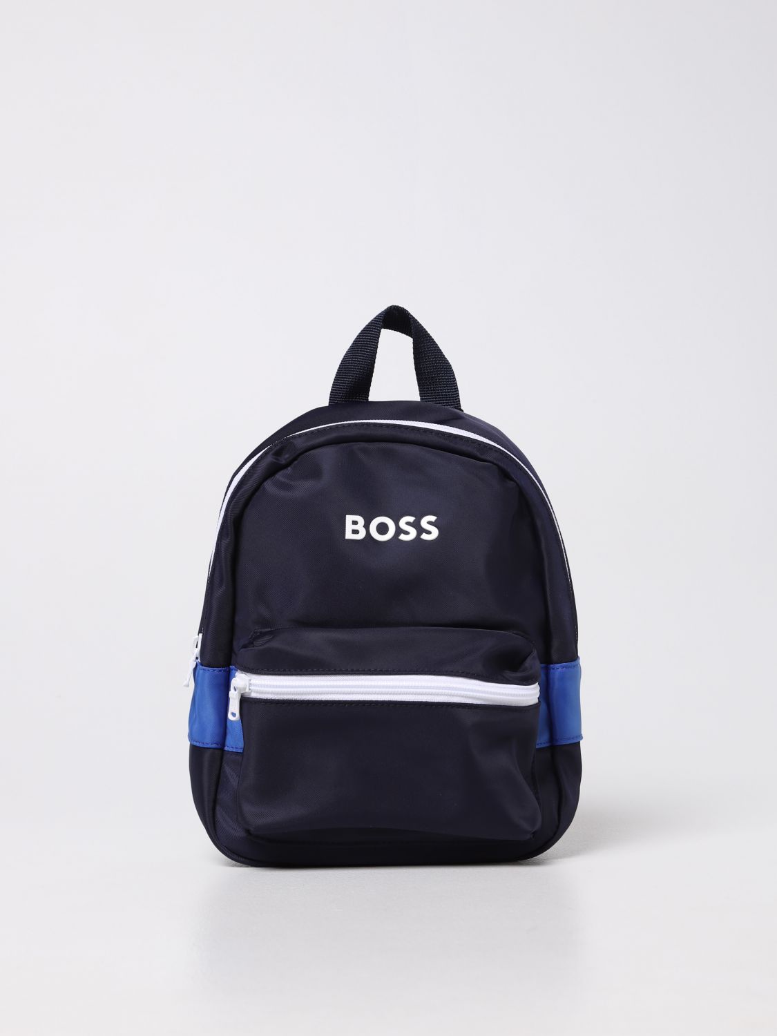 Hugo Boss Backpack In Technical Fabric In Marine