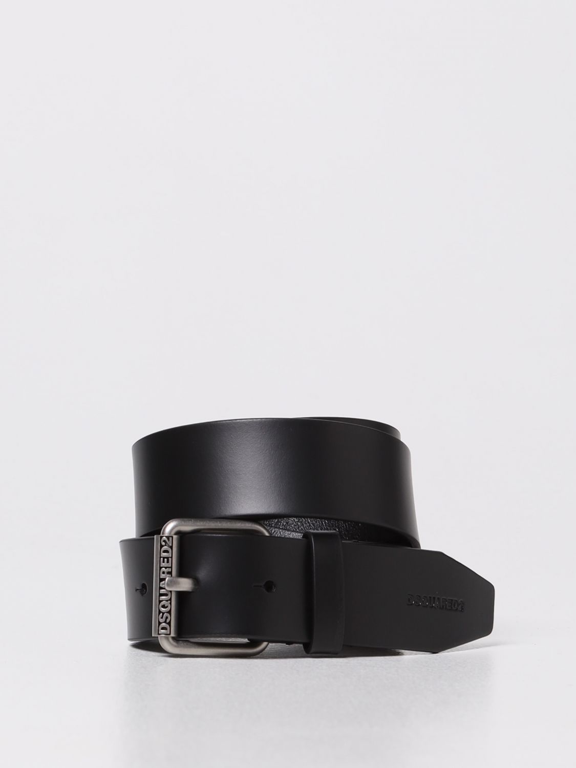 Dsquared2 Junior Leather Belt In Black