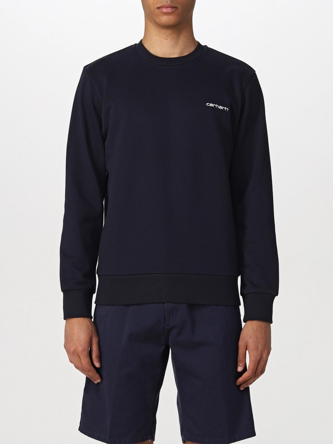 CARHARTT WIP: Sweatshirt men Carhartt - Blue | Carhartt Wip sweatshirt ...