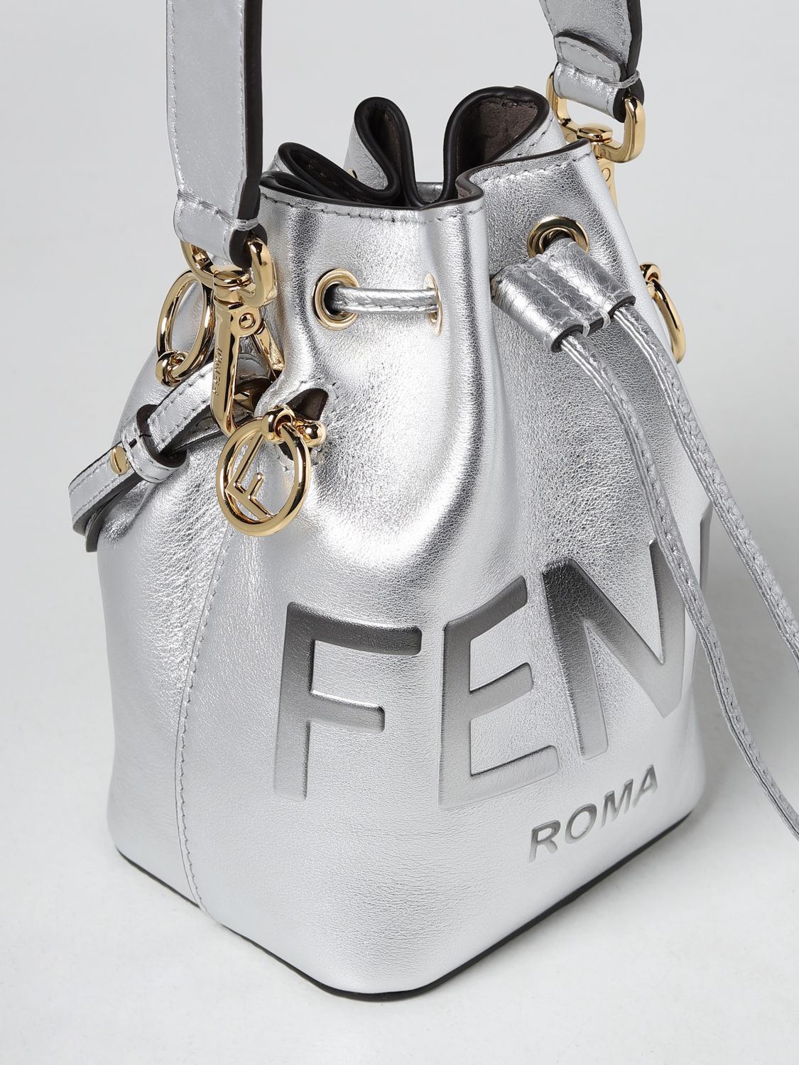 Fendi Small Mon Tresor Bucket Bag, Designer code: 8BS010AK61, Luxury  Fashion Eshop