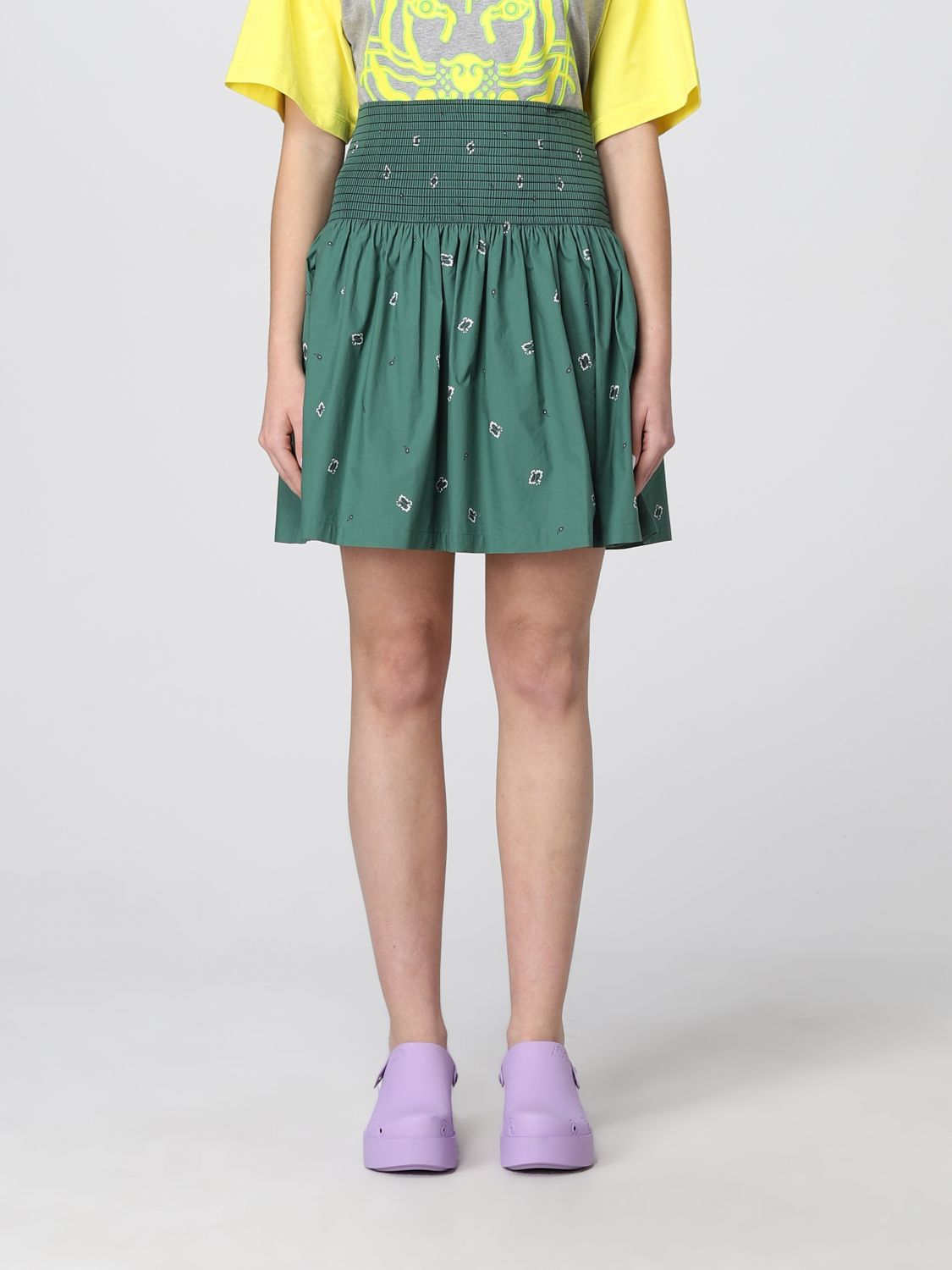 Kenzo Skirt Women In Green | ModeSens