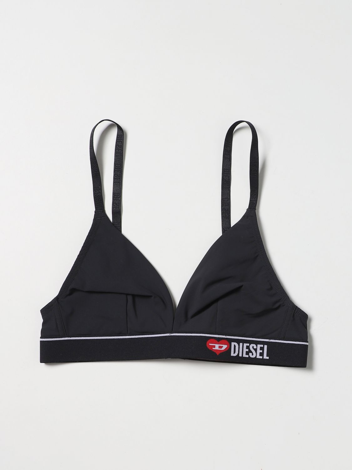 DIESEL: lingerie for woman - Black | Diesel lingerie A039890JFAF online ...