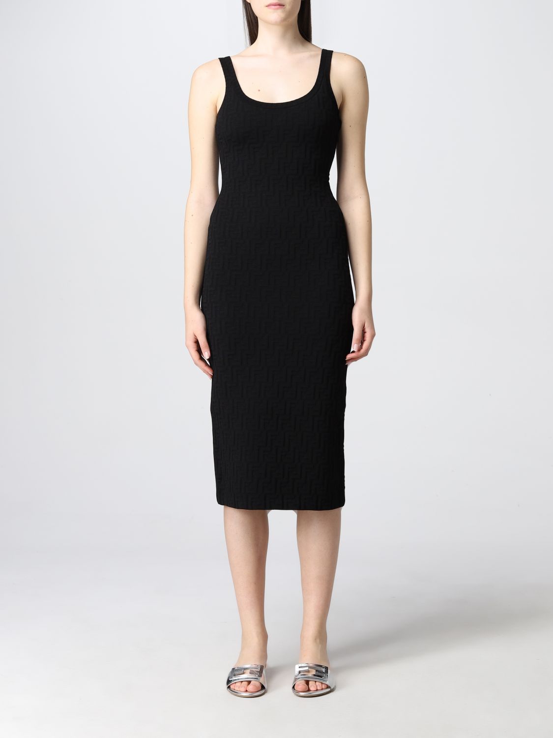 Платье Fendi: Платье Женское Fendi черный 1