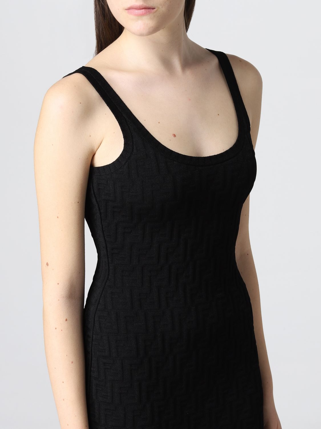 Платье Fendi: Платье Женское Fendi черный 4