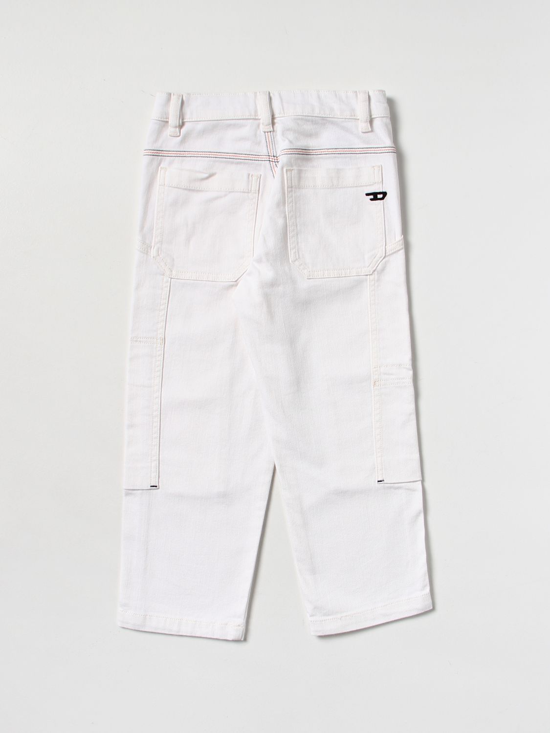 Jeans Diesel: Diesel 5-pocket jeans with logo white 2