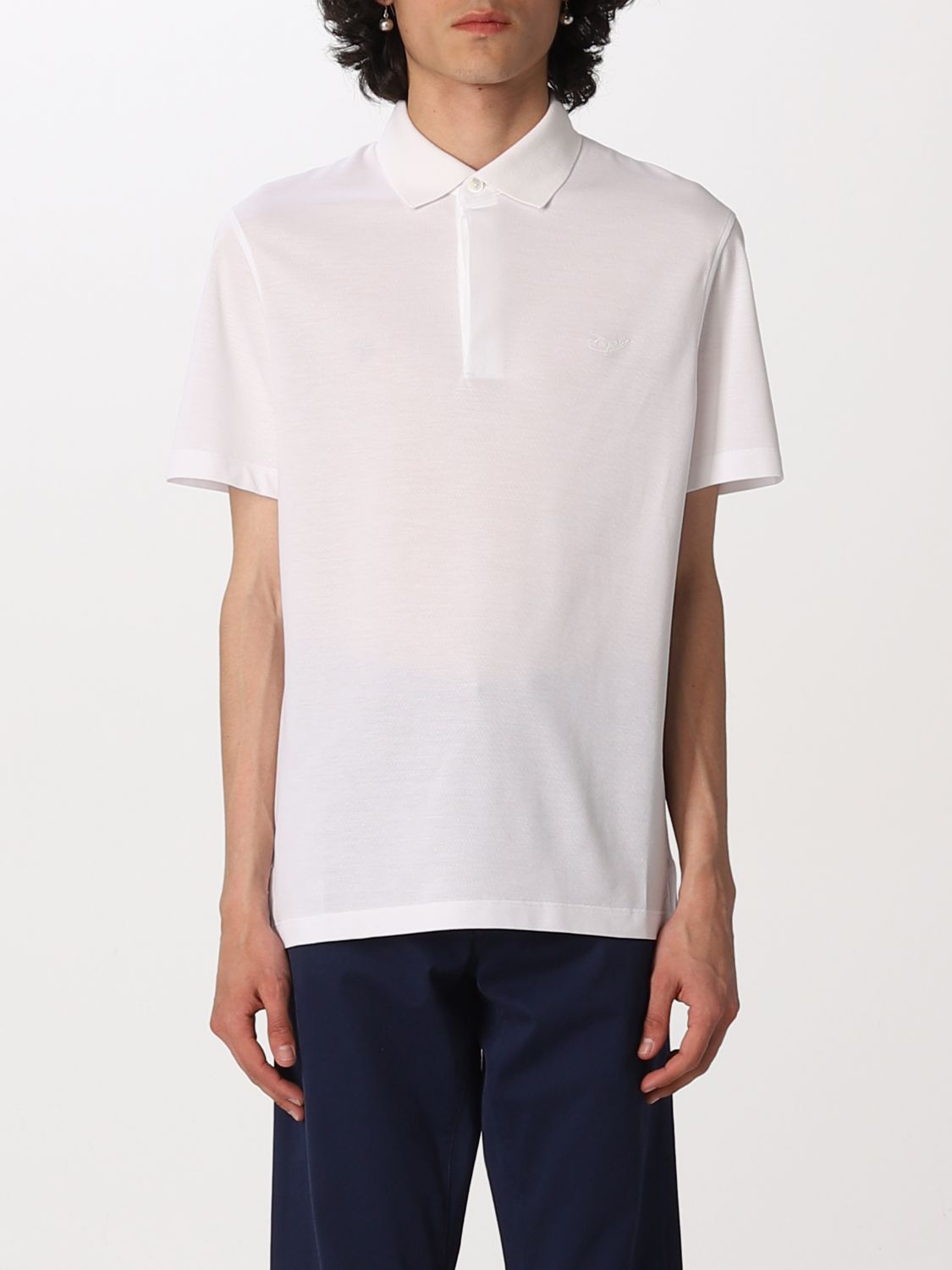 Ermenegildo Zegna Polo Shirt Zegna Men In White | ModeSens