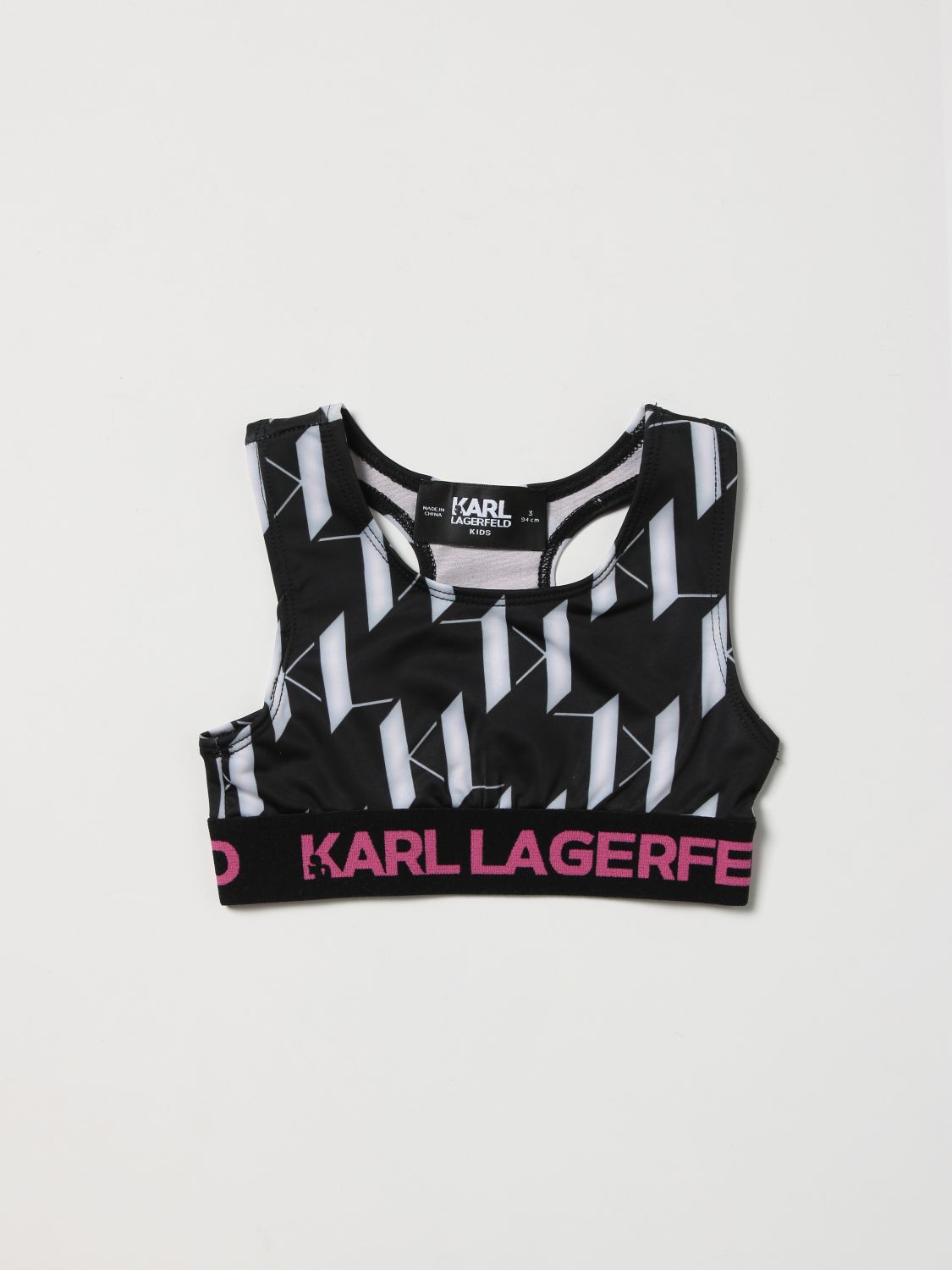Блузка Karl Lagerfeld Kids: Футболка Детское Karl Lagerfeld Kids черный 1