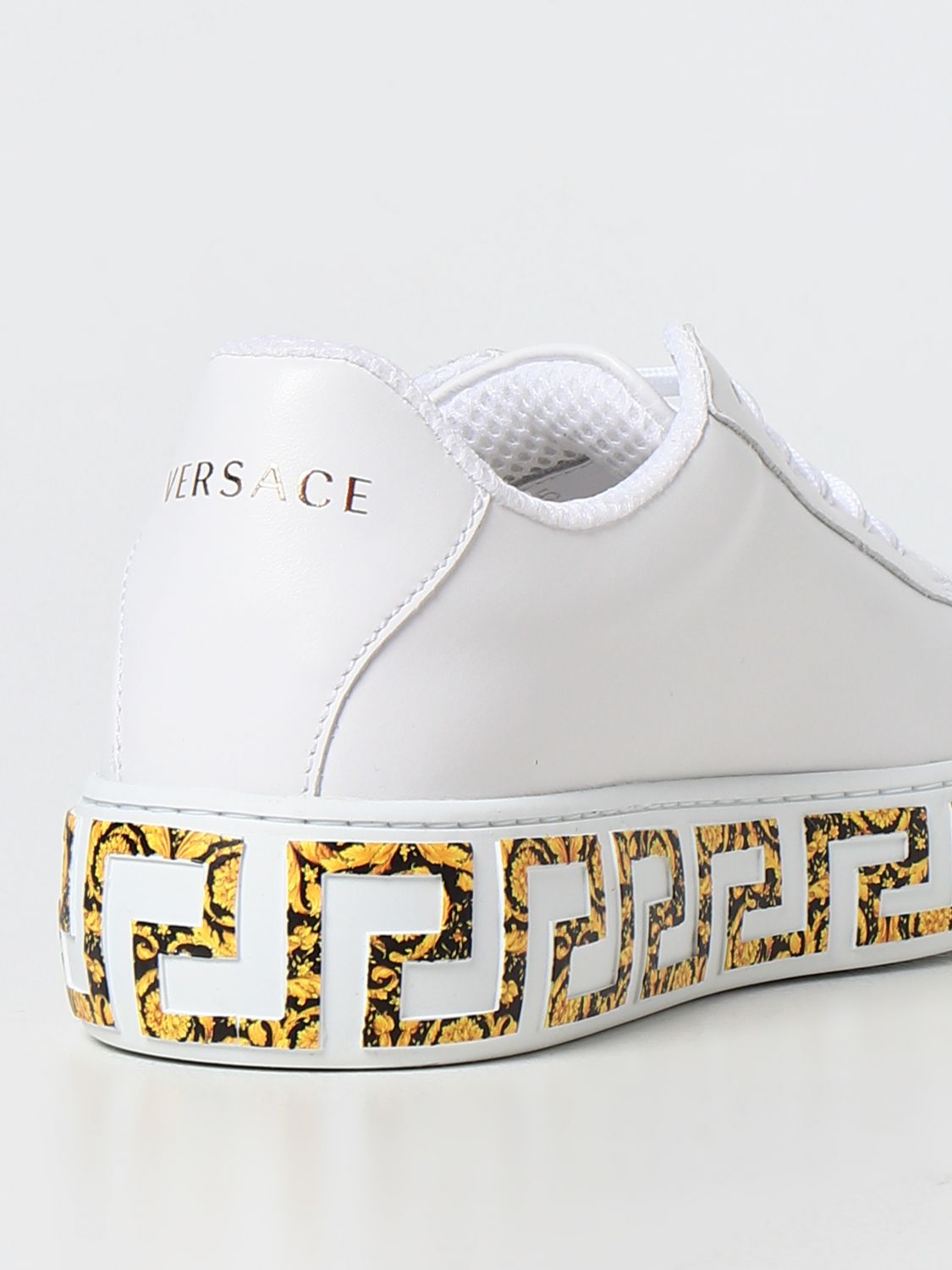 Scarpe Young Versace: Sneakers Versace Young in pelle bianco 3