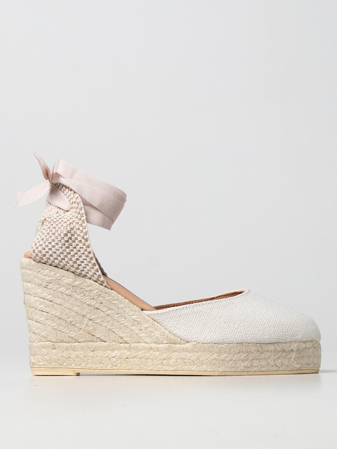 MANEBI' SCARPA ESPADRILLAS SAN FRANCISCO IN JUTA E DENIM CON ZEPPA E LACCI  ALLA CAVIGLIA SAN FRANCISCO G6.3 WV | Goldboutique.it