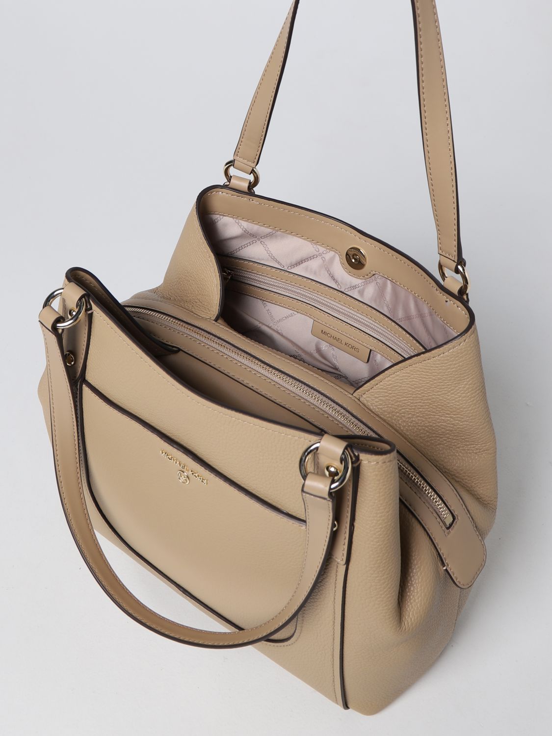 Michael Kors Shoulder Bag Beige Oyster Handbags Amazoncom