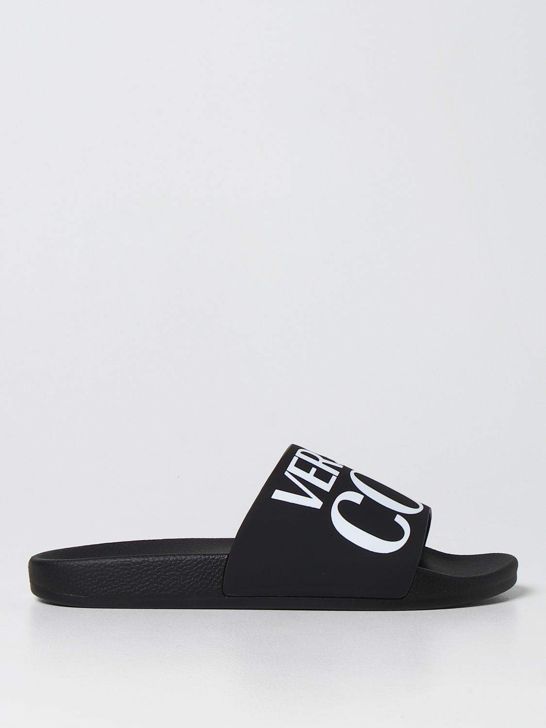 VERSACE JEANS COUTURE: sandals for man - Black | Versace Jeans Couture ...