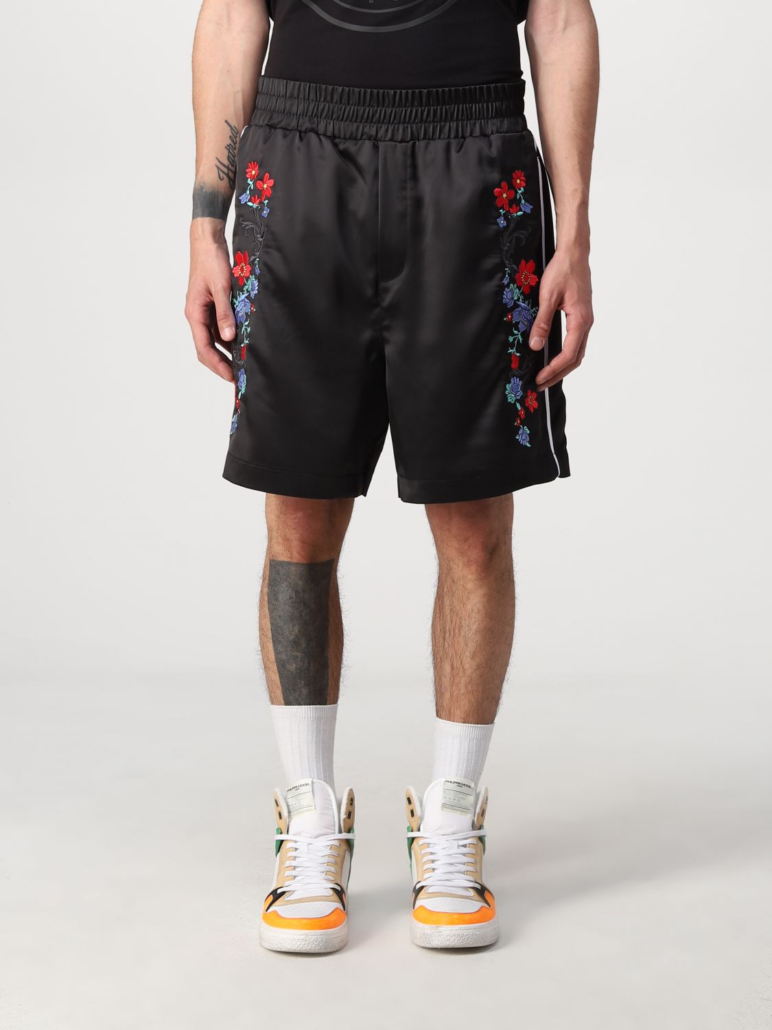 VERSACE JEANS COUTURE: short for man - Black | Versace Jeans Couture ...