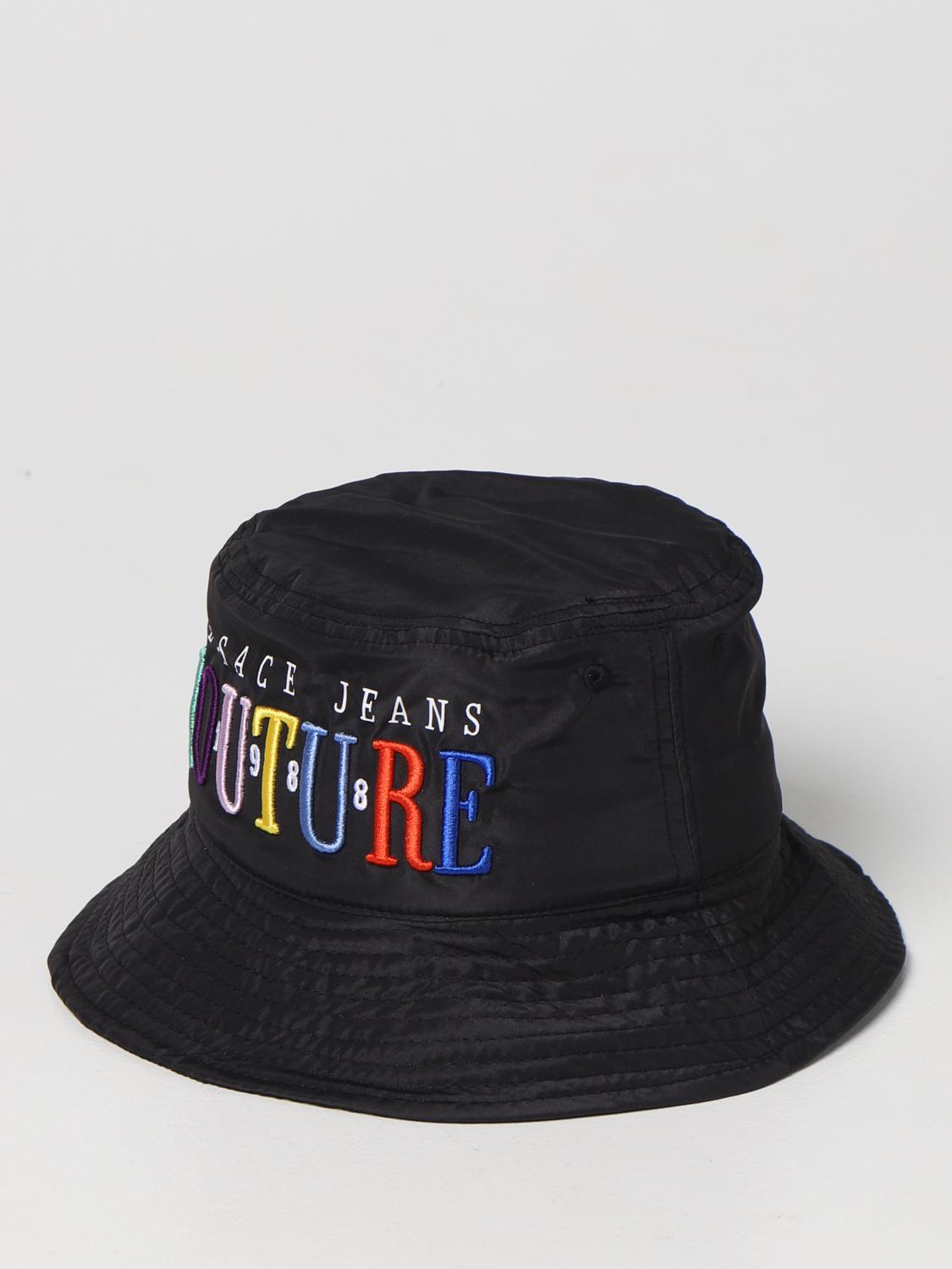 VERSACE JEANS COUTURE: Hat men - Black 
